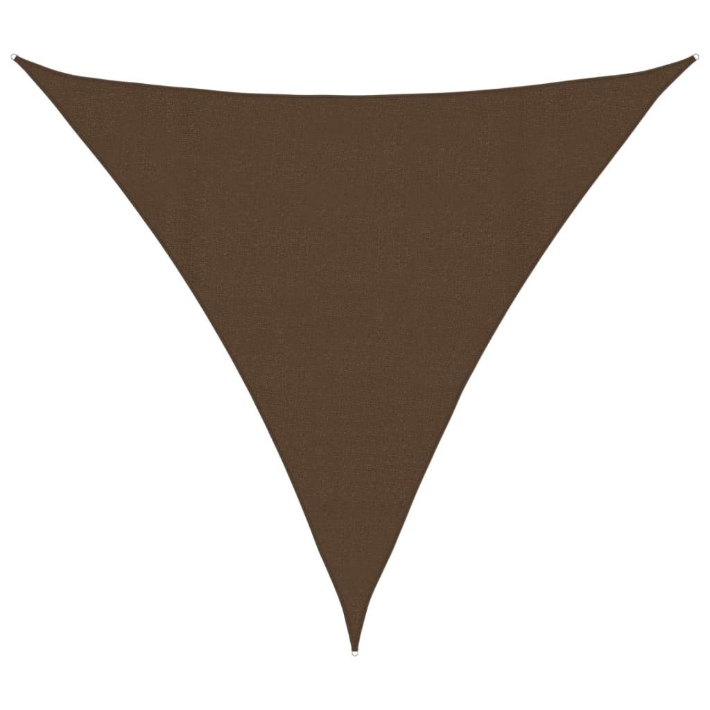 Sonnensegel Sonnensegel 160 g/m² Braun 4,5x4,5x4,5 m HDPE