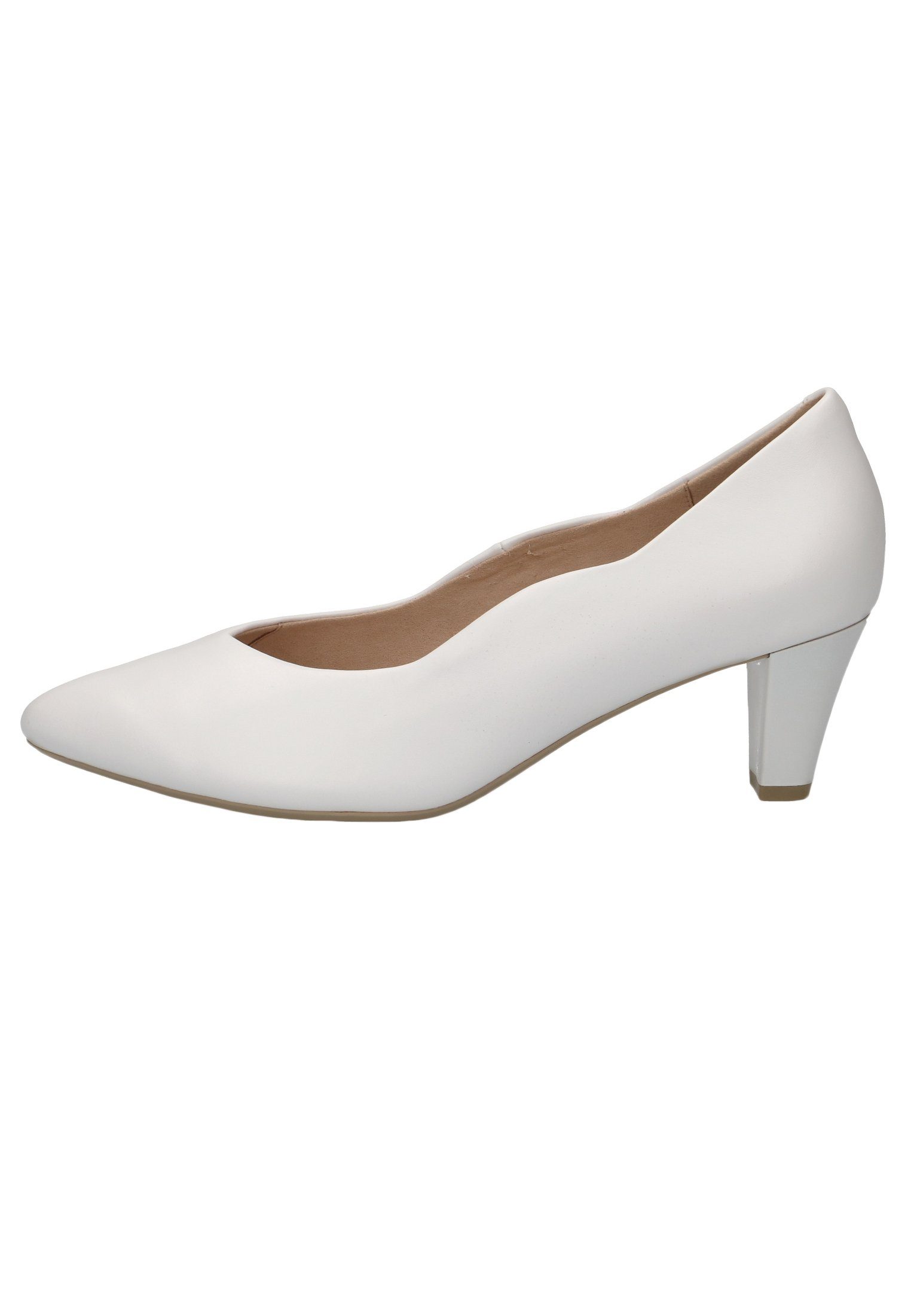 Caprice 9-22400-20 102 White Nappa Pumps