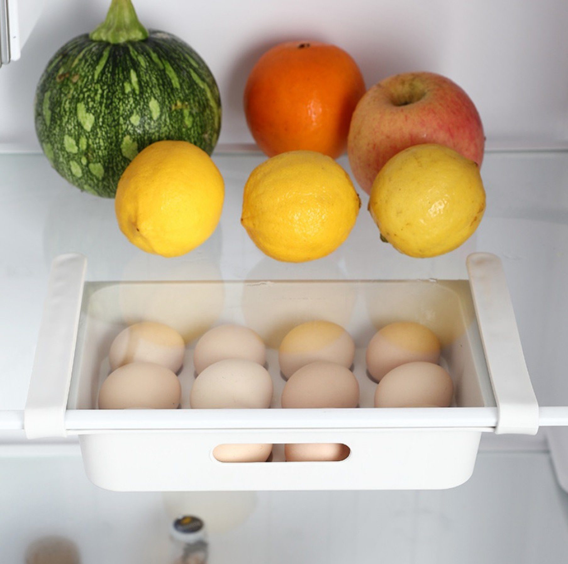 Pizzaschneider Eierbehälter Kühlschrank Pack Eierablage Kühlschrank BAYLI für Organizer 3er