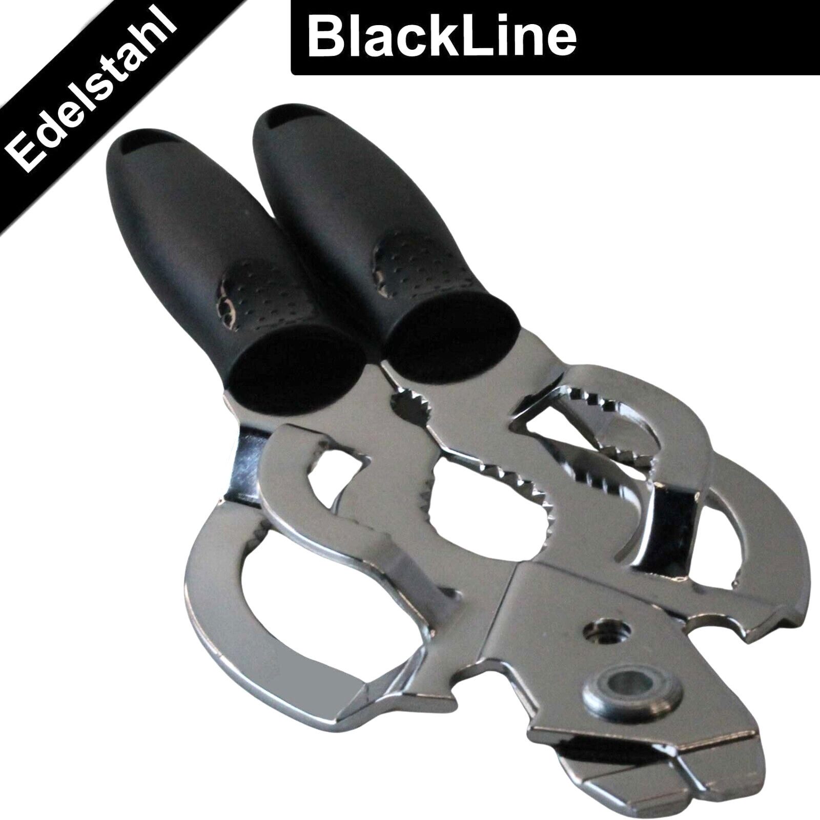 axentia Банкиöffner Edelstahl Schraubdeckelöffner schwarz Банкиöffner Deckelöffner