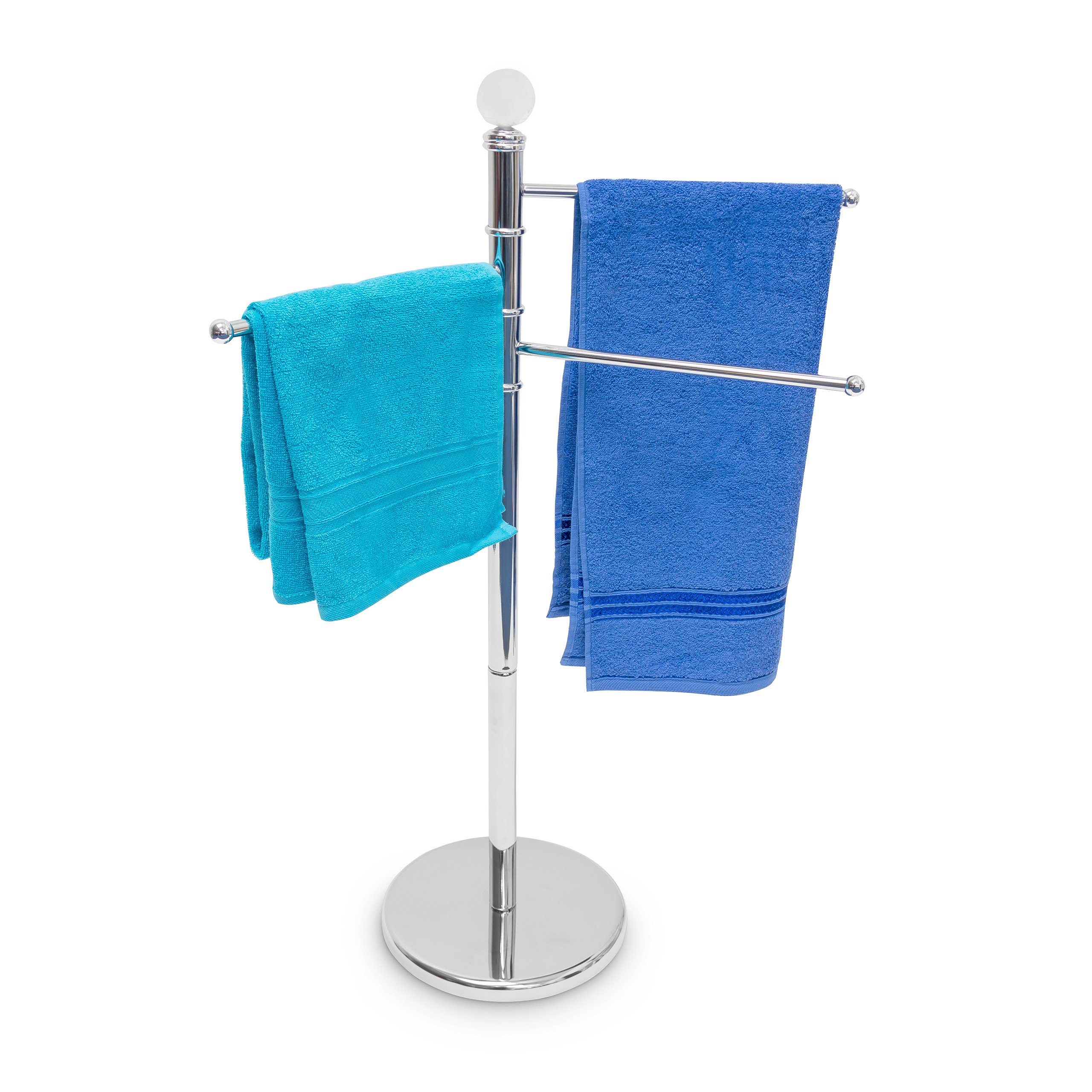relaxdays Handtuchständer Edelstahl 3 armig günstig online kaufen