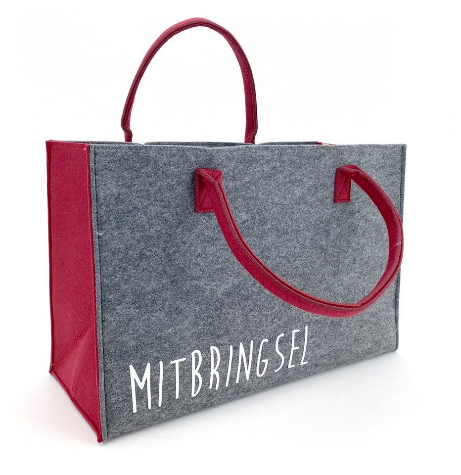 heimtexland Einkaufsshopper Universal Filztasche Einkaufstasche Filz Shopper, 24 l, Henkel Tragetasche - strapazierfähig langlebig nachhaltig