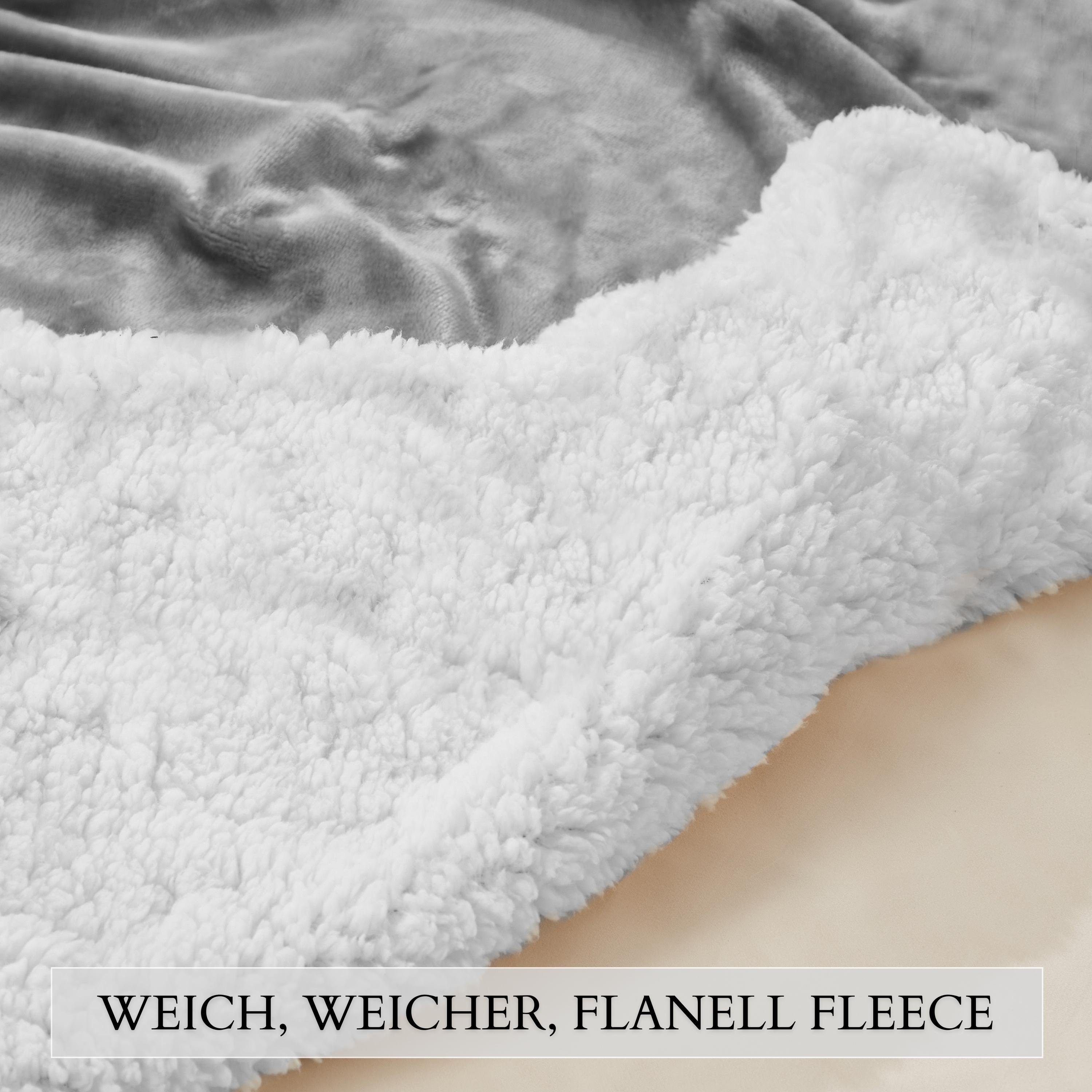 Wohndecke EO-9504, ecosa, Zeitloses Design,Waschmaschinen geeignet, Hautfreundlich und atmungsaktiv,Kuscheldecke,Sherpa,Kuscheldecke,Tagesdecke