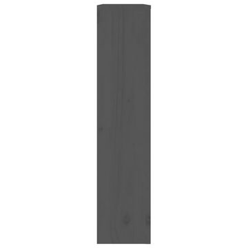 vidaXL Heizkörper-Wäschetrockner Heizkörperverkleidung Grau 79,5x19x84 cm Massivholz Kiefer
