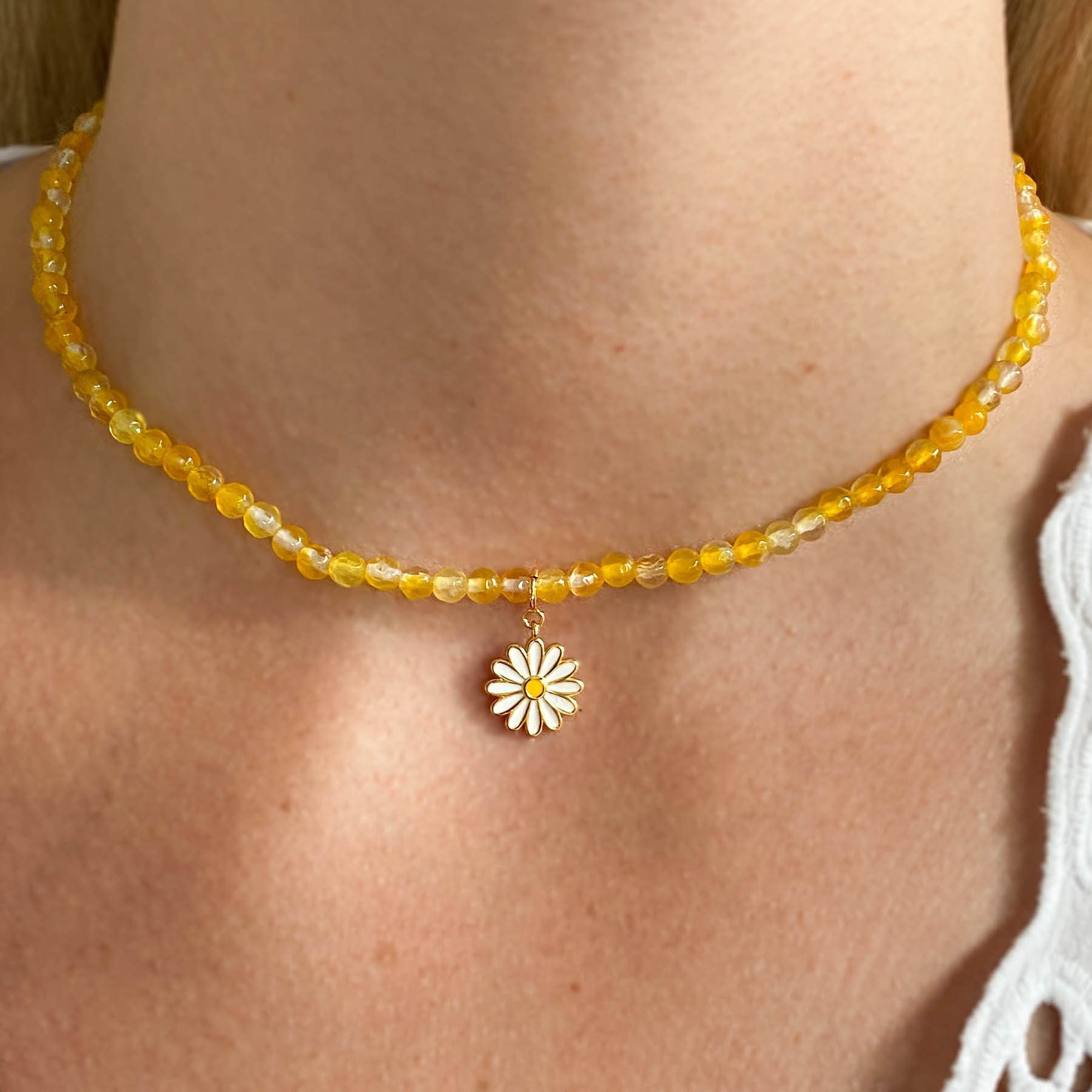 Brandlinger Perlenkette Halskette Margarita, Silber 925 vergoldet, Edelstei günstig online kaufen