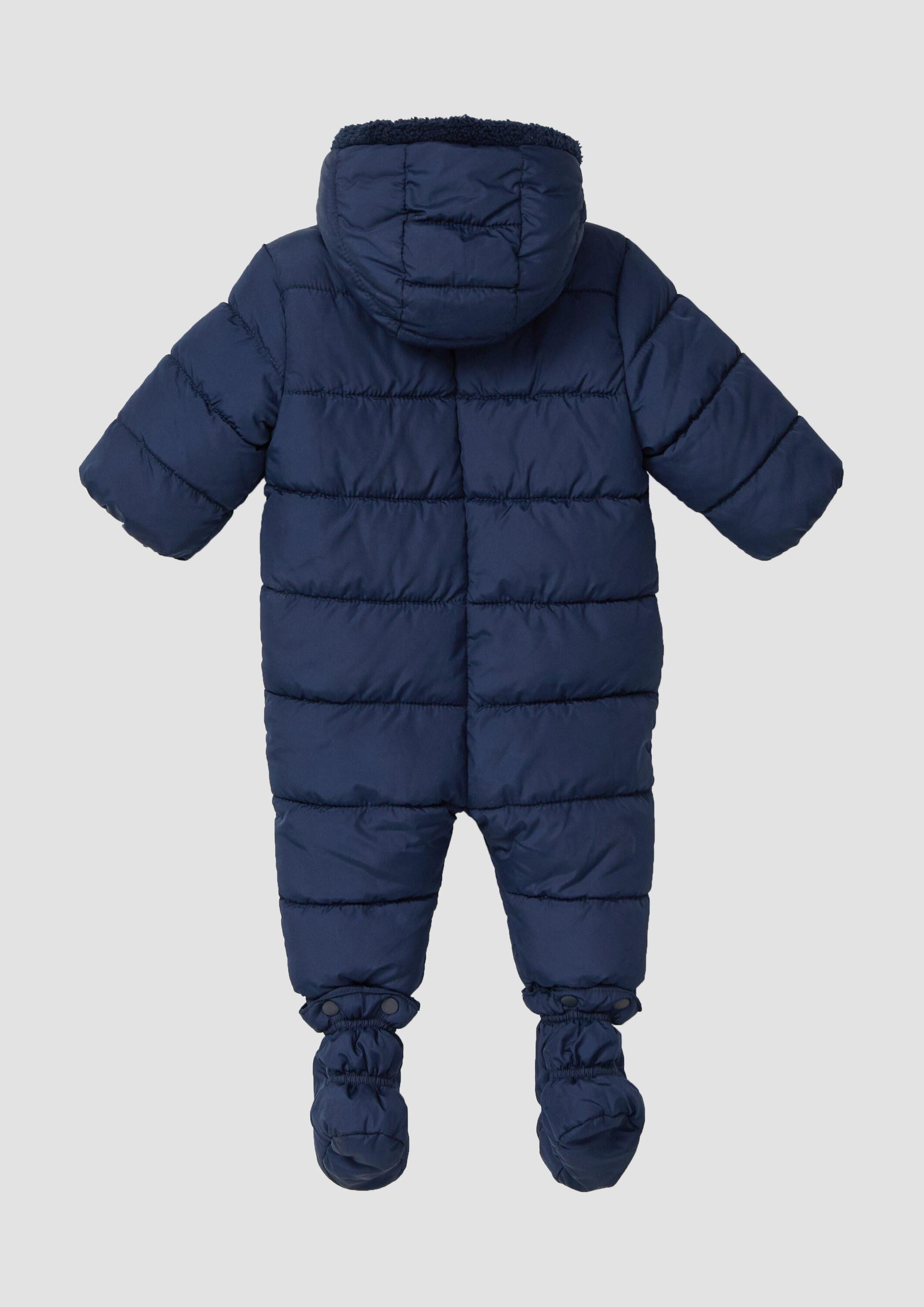 s.Oliver Winterjacke Overall Unisex Wattierter Overall mit Kapuze