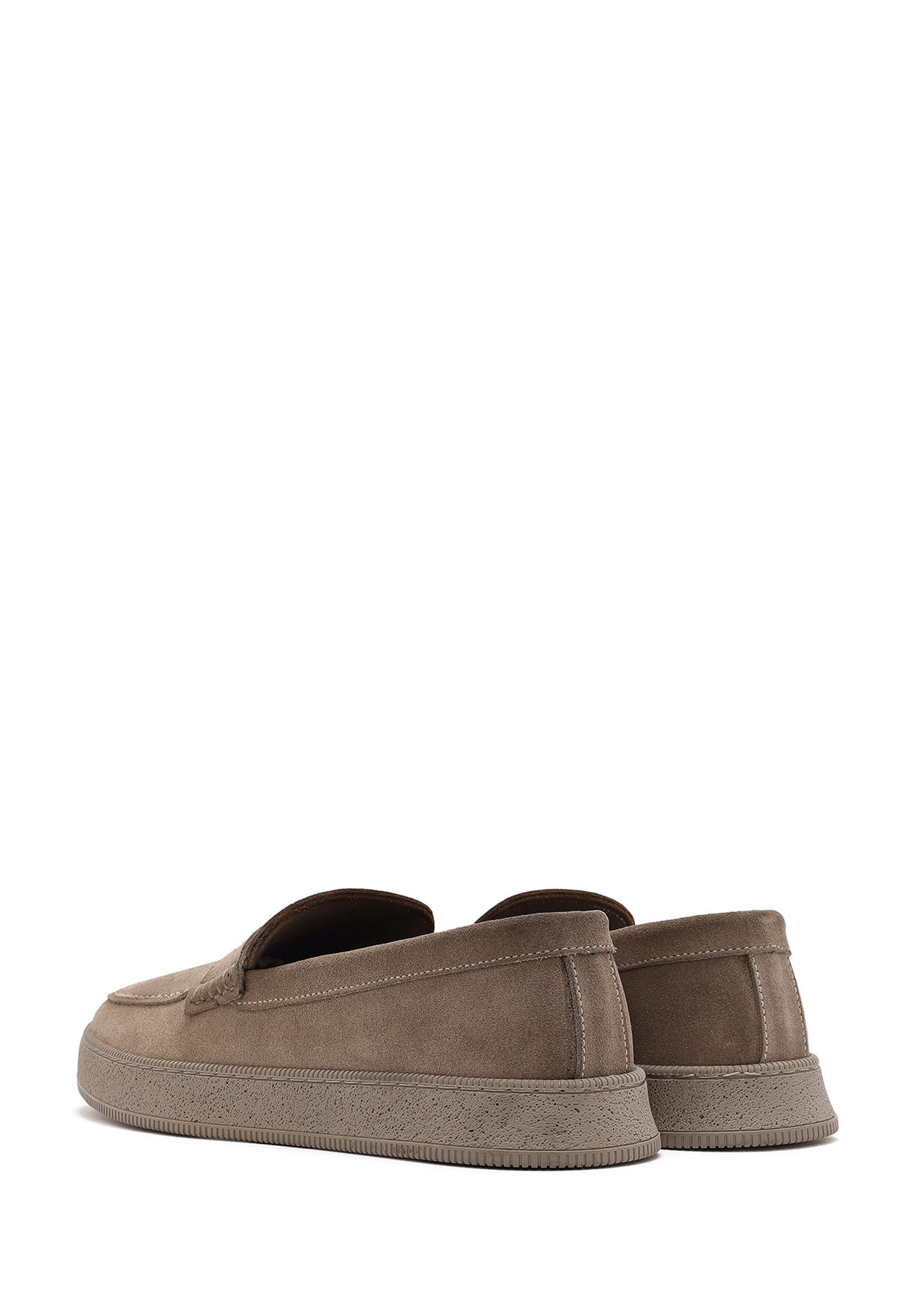 Derimod Lässige Loafer aus Leder Loafer Echtes Wildleder, Lederfutter, EVA-Sohle, Slip-on – Bild 5 von 5