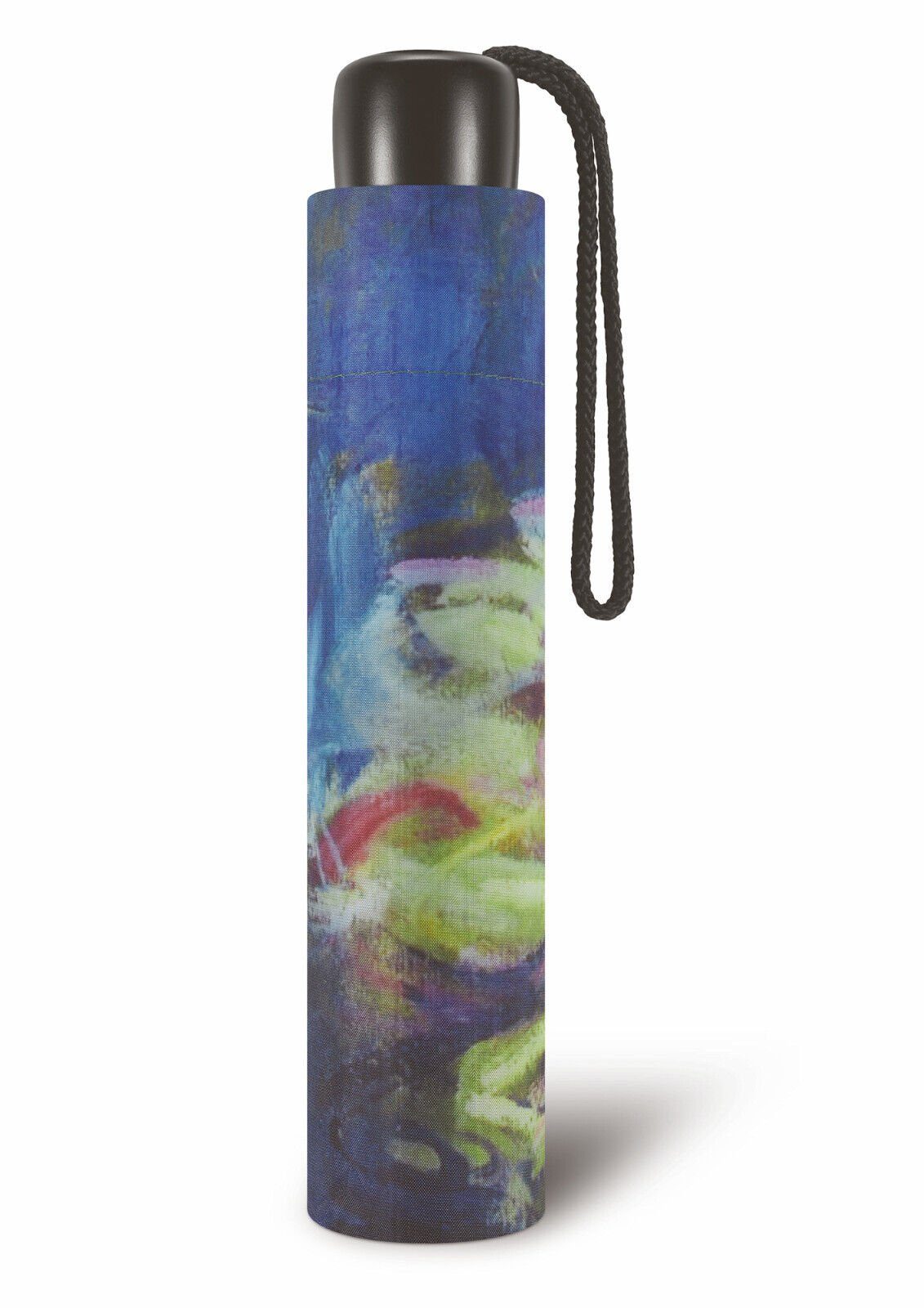 HAPPY RAIN Taschenregenschirm Regenschirm Taschenschirm Alu Light Motiv Claude Monet "Seerosen"