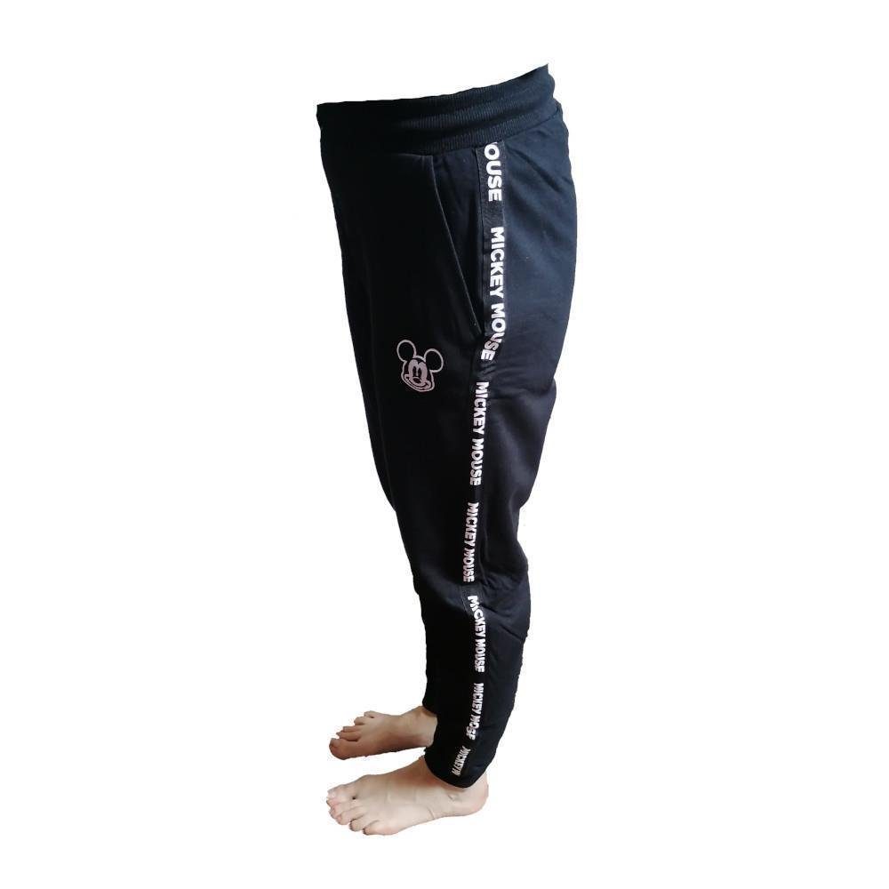 EplusM Jogginghose Mickey Mouse Freizeit- / Jogging- Hose Logo und Schrift mit gesticktem