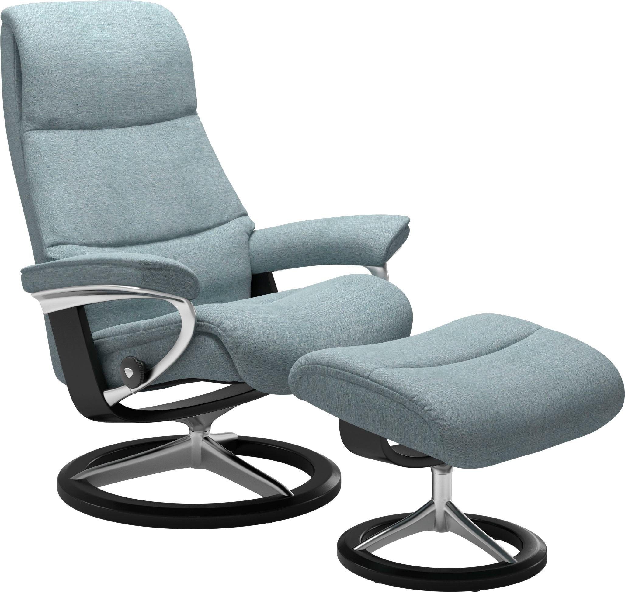 mit S,Gestell Relaxsessel Schwarz Stressless® Größe View, Base, Signature