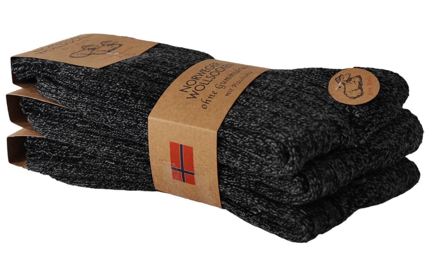 EloModa Thermosocken 3 Paar Norweger Wollsocken günstig online kaufen