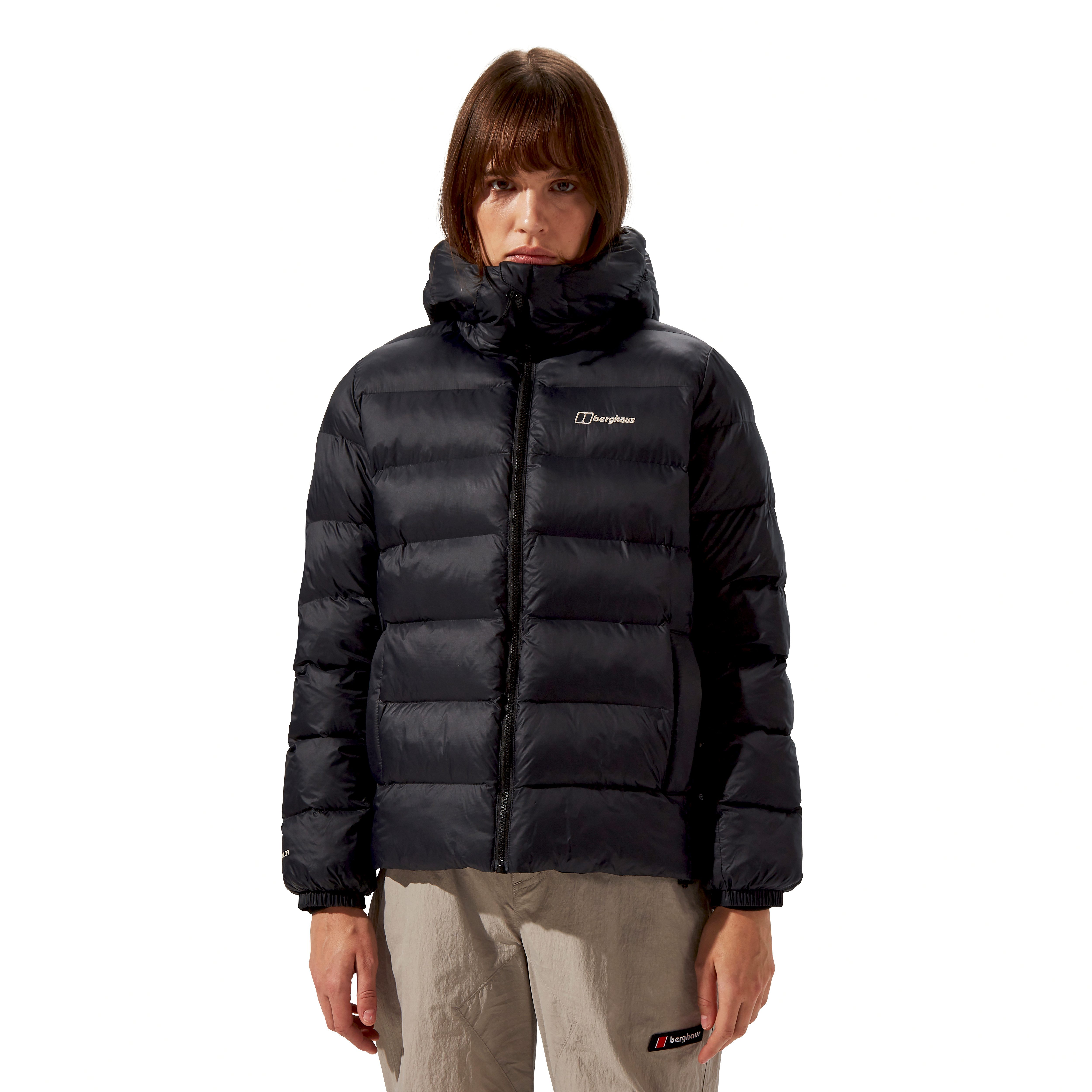 Berghaus Steppjacke EWDEN JACKET mit Kapuze, wasserabweisend, windabweisend, hüftlange Schnittform