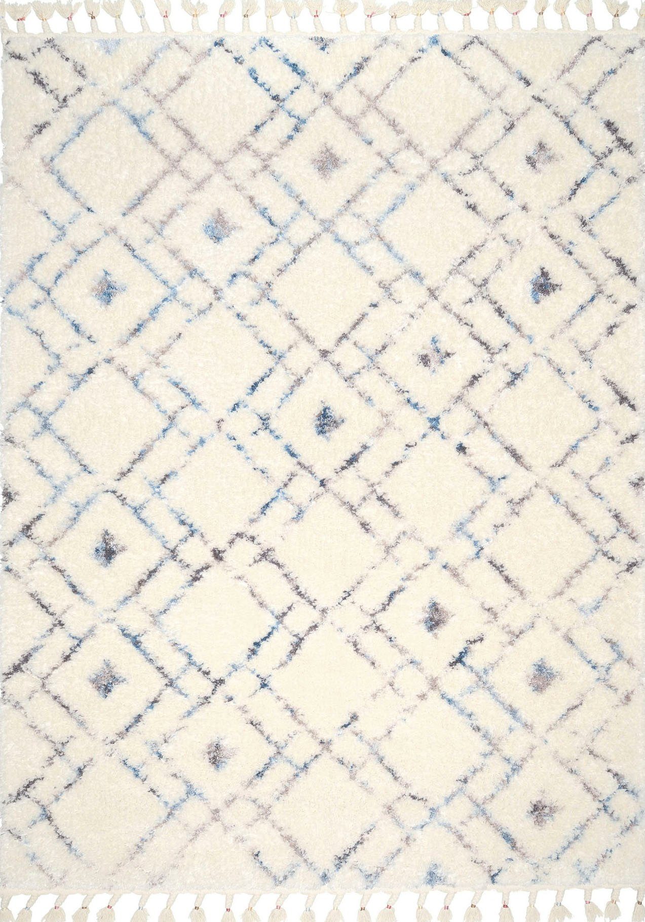 GALLERY M branded by Musterring Hochflor-Teppich BOHO, rechteckig, Höhe: 12 mm