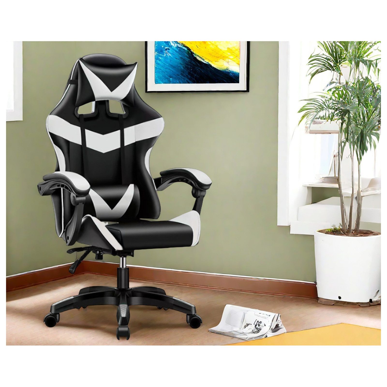 HTI-Living Drehstuhl Bürostuhl Schwarz/Weiß Krit Power (Stück, 1 St), Gamin günstig online kaufen