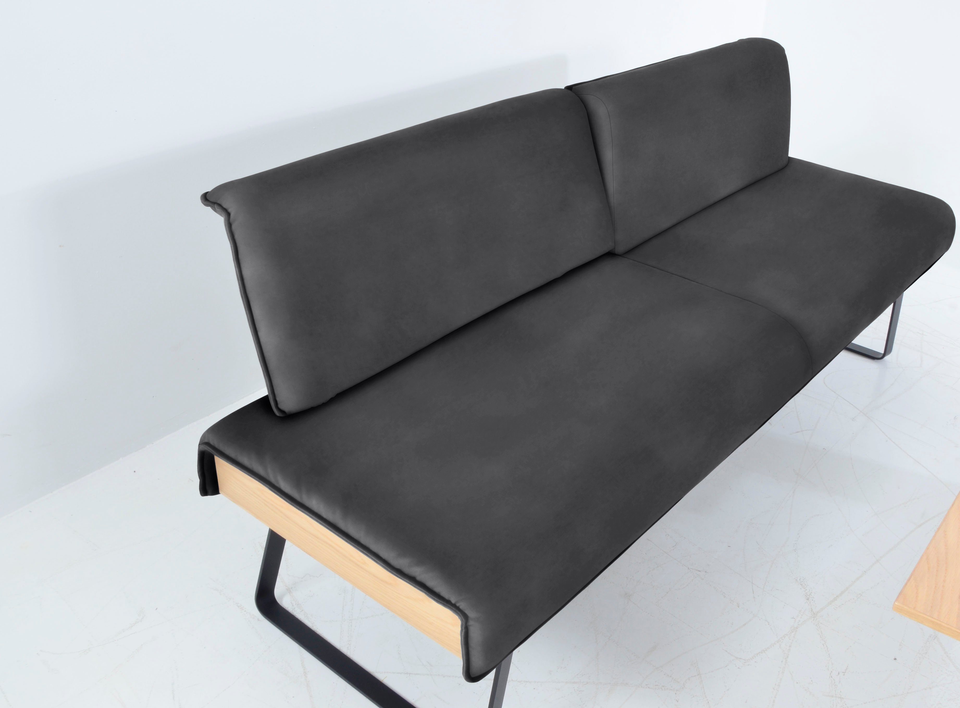 K+W Komfort & Wohnen Sitzbank Deseo II, gepolstert mit Rückenneigungsverstellung, in 173 oder 196 cm Breite