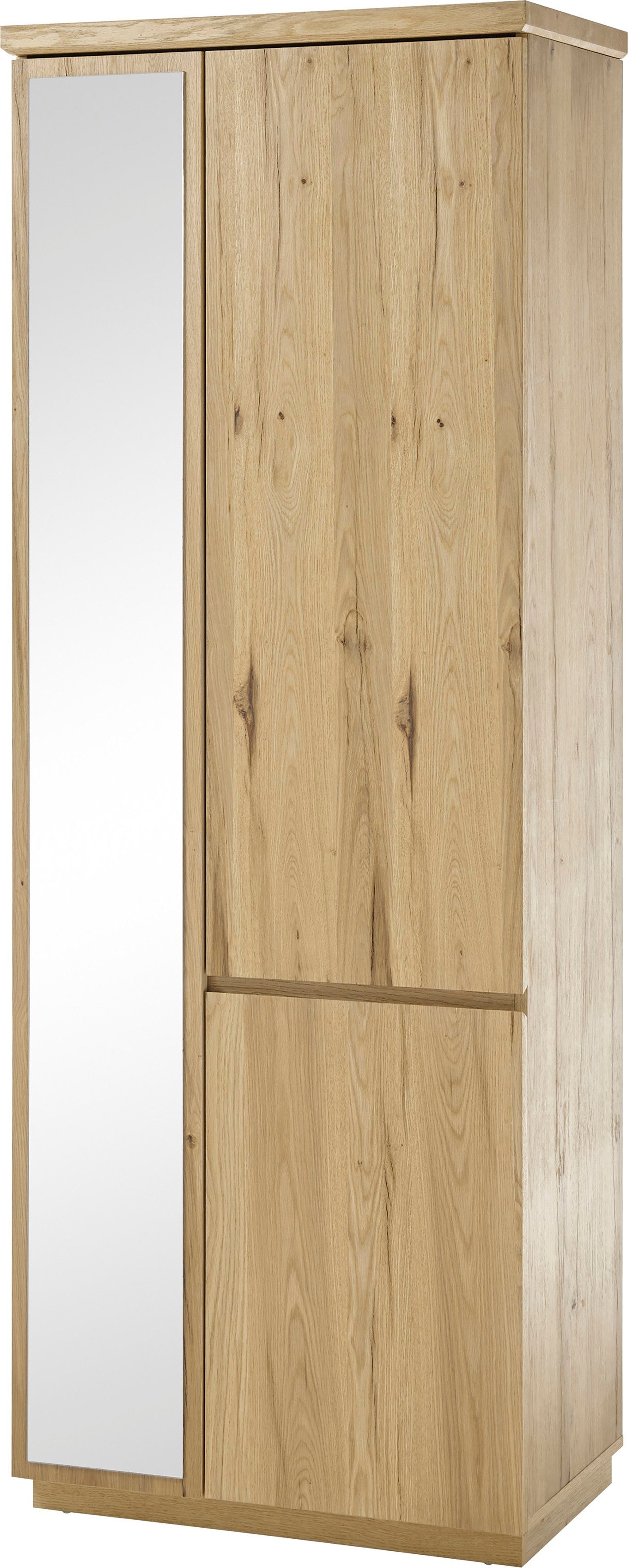 Garderobenschrank Türen 75 cm, mit 3 furniture MCA Yorkshire Breite ca. Garderobenhochschrank