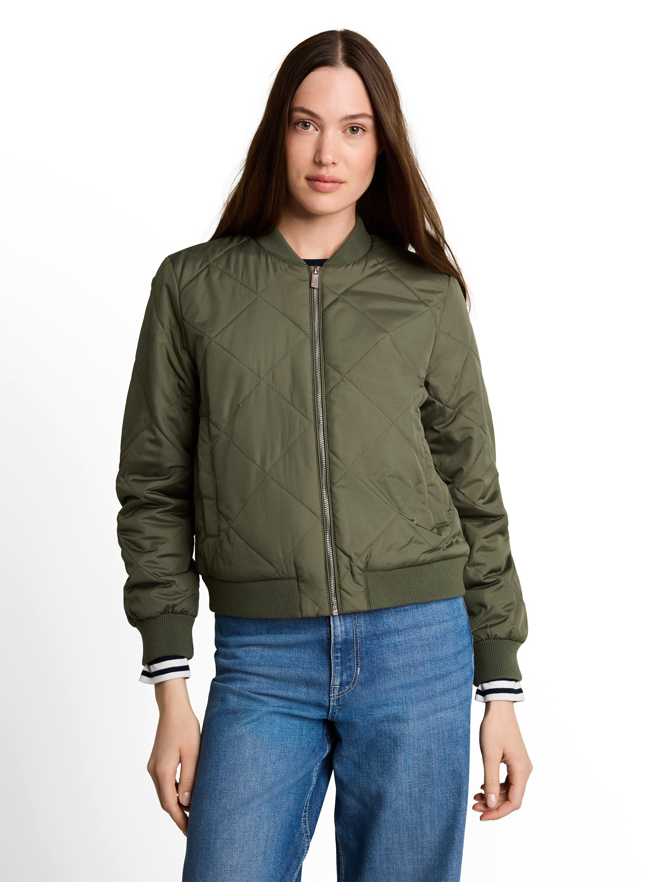 TOM TAILOR Denim Blouson mit Stehkragen und Reißverschluss