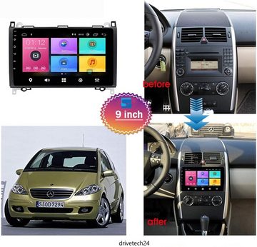 GABITECH für Mercedes A B Sprinter Vito Viano Crafter 9 zoll Android Autoradio Einbau-Navigationsgerät