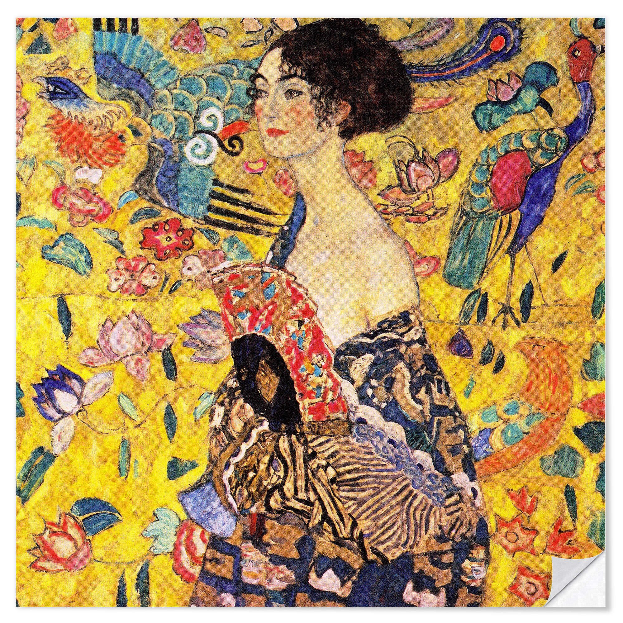 Posterlounge Poster Gustav Klimt, Dame mit günstig online kaufen