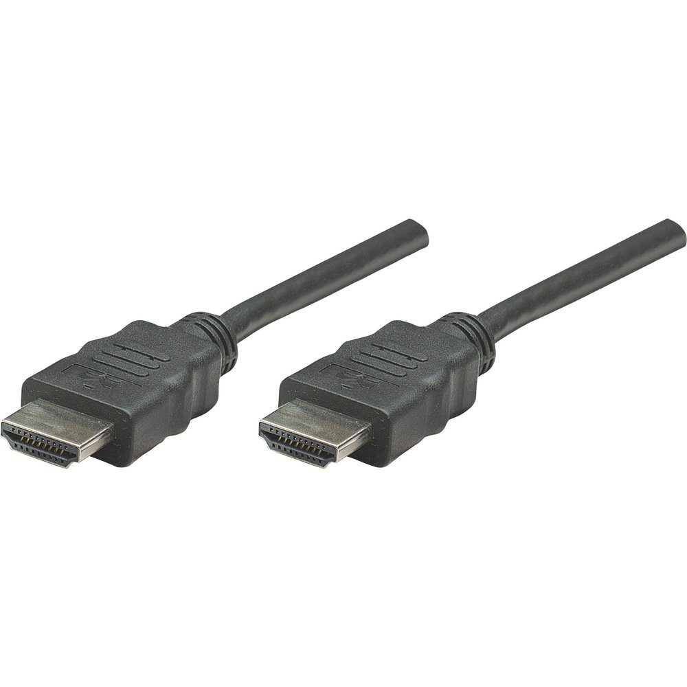 MANHATTAN Manhattan HDMI Anschlusskabel HDMI-A Stecker, HDMI-A Stecker 1.00 m Sc HDMI-Kabel, (100.00 cm)
