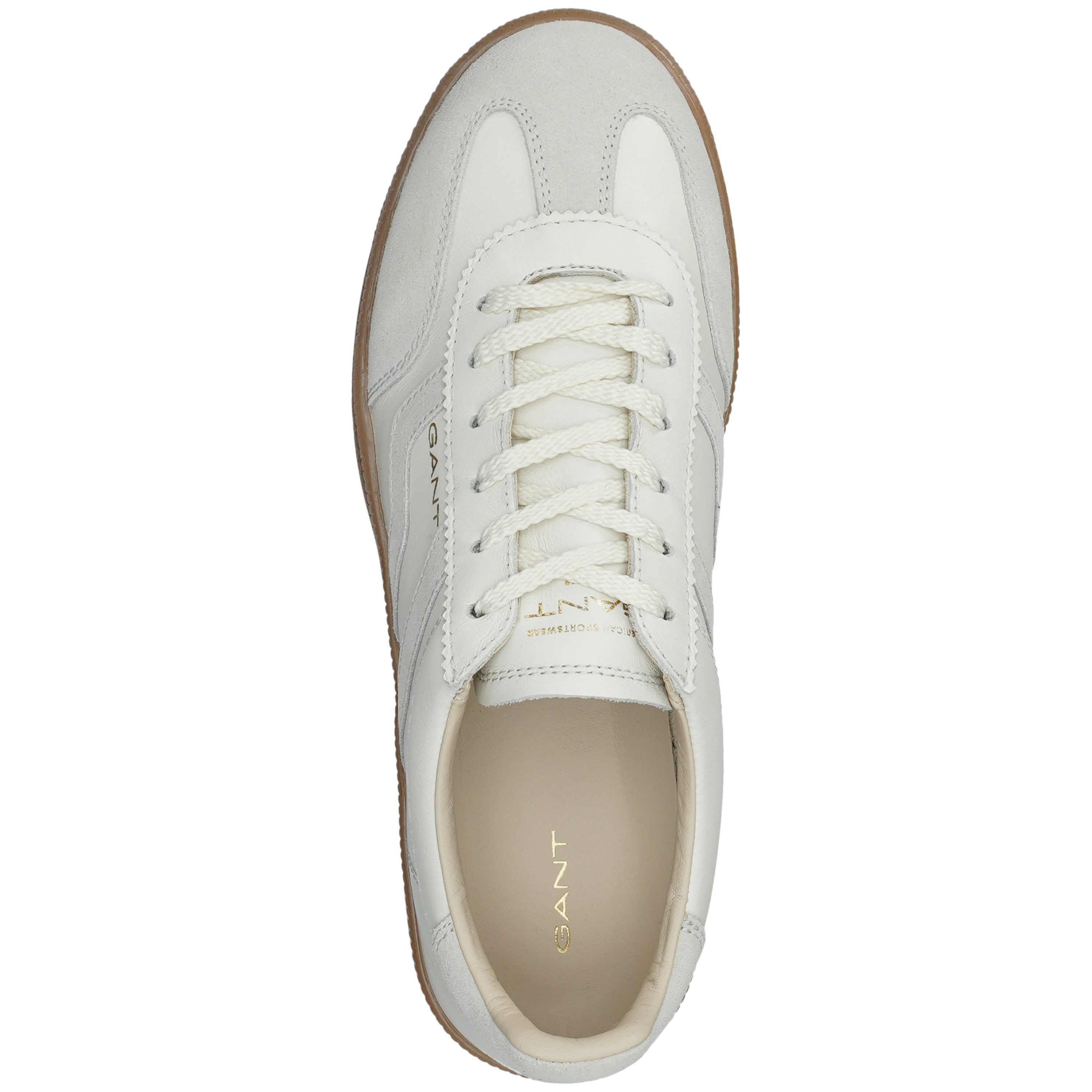 Gant Cuzima Sneaker Schnürschuh, Retro Sneaker mit Lederinnenausstattung