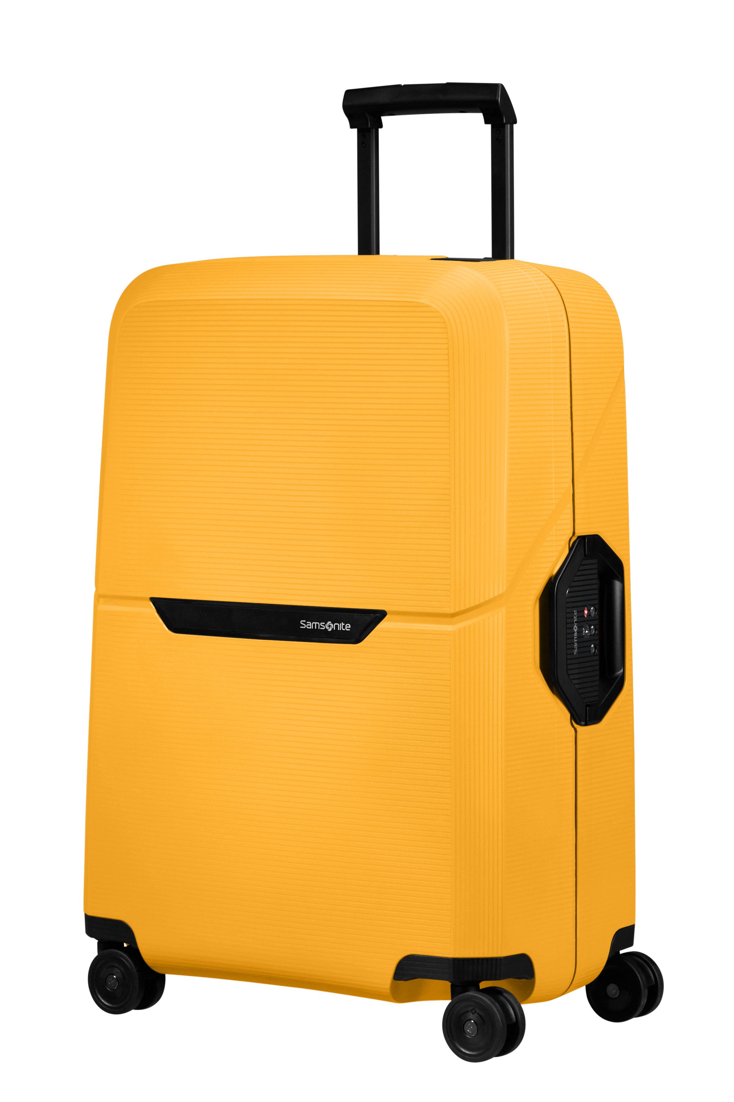 Samsonite Hartschalen-Trolley MAGNUM, verschiedene Größen und Farben, 4 Rollen, mit arretierbarem und versenkbarem Druckknopf-Trolleysystem