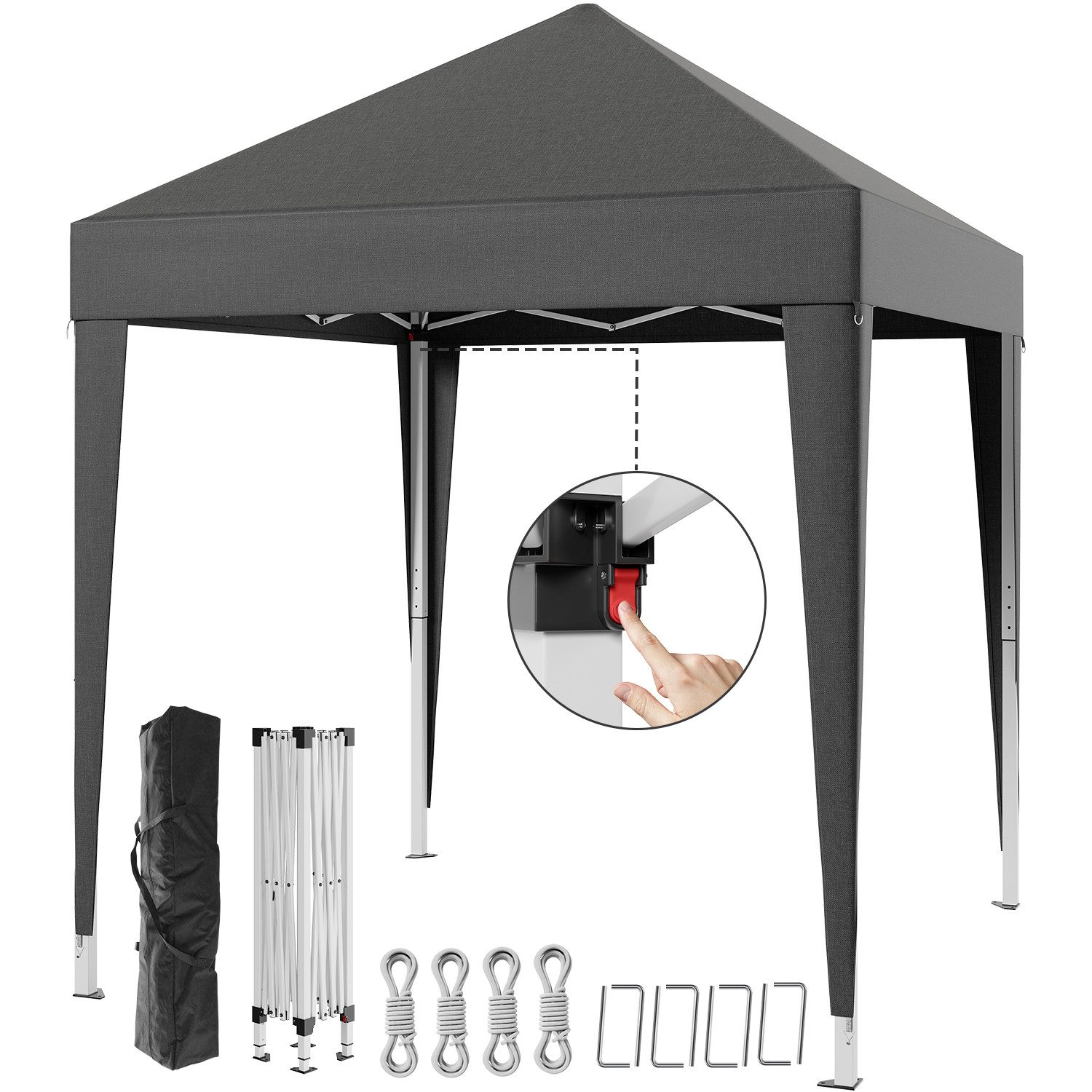 HOMALL Faltpavillon 3*3m Partyzelt Gartenpavillon UV günstig online kaufen