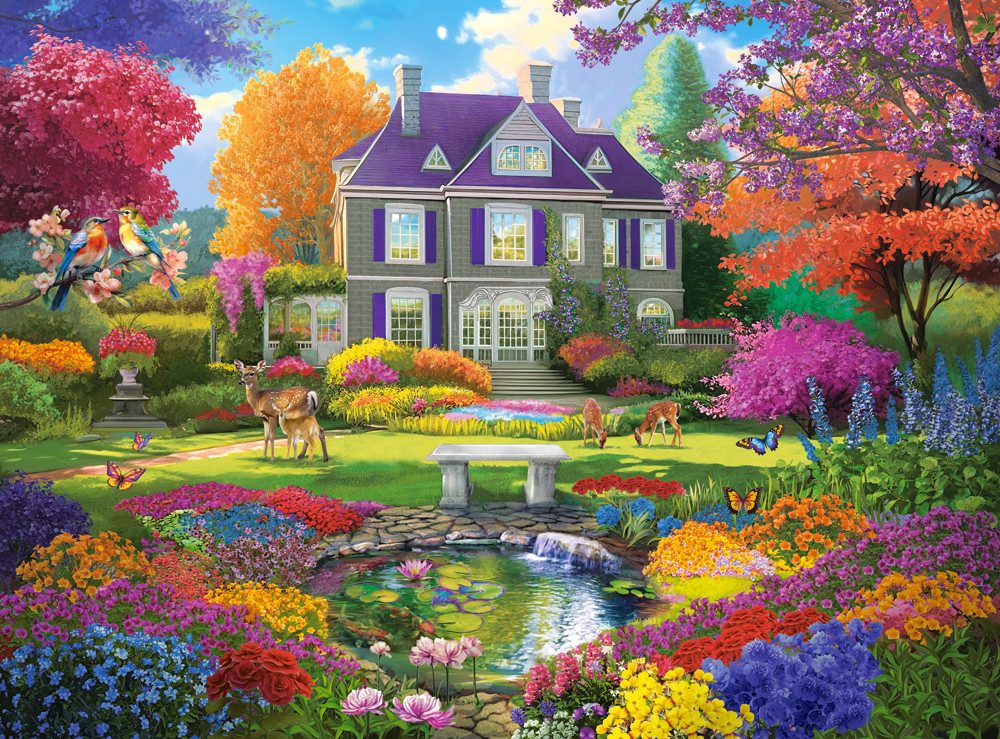 Puzzle Garten aller Träume