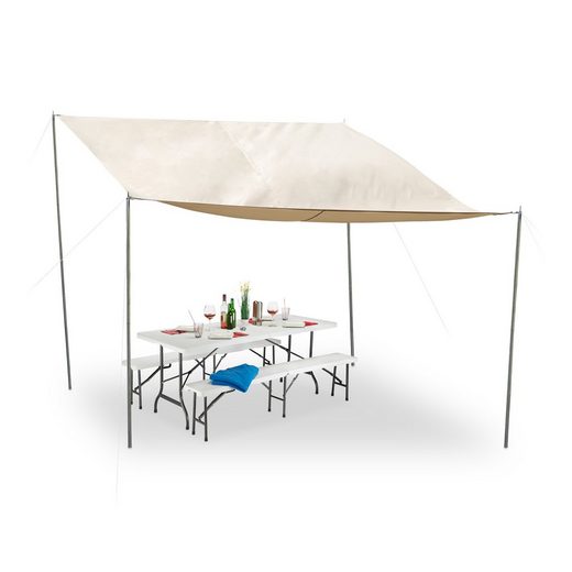 relaxdays Sonnensegel »Sonnensegel rechteckig mit Gestell« online