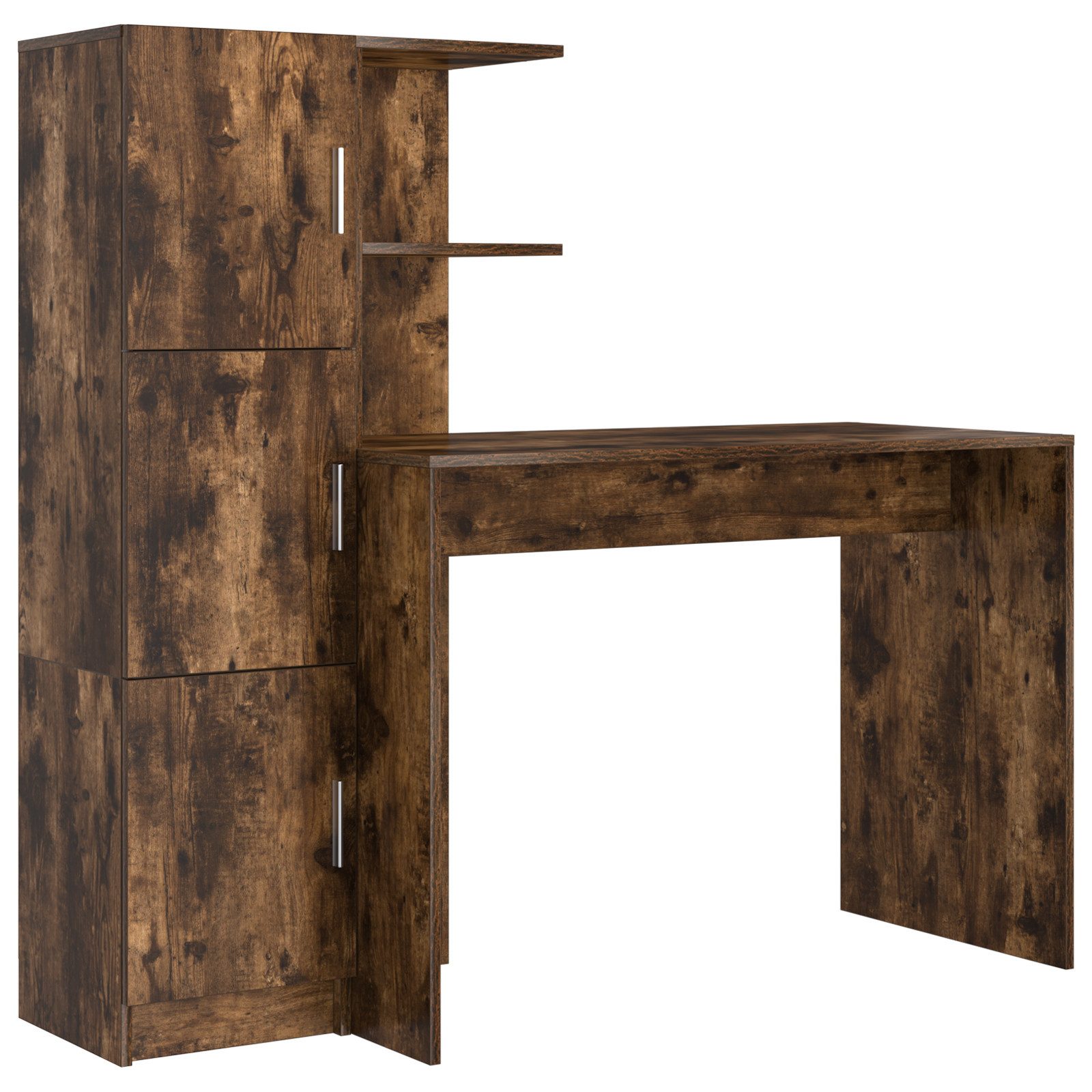 vidaXL Sideboard Schreibtisch mit Stauraum Geräucherte günstig online kaufen