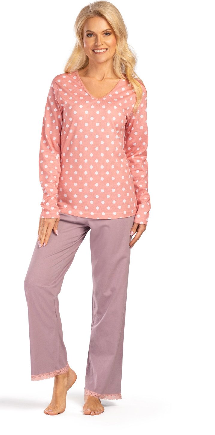 Consult-Tex Pyjama Damen Pyjama Schlafanzug DW990salm (Spar-Set, 1 Stück) a günstig online kaufen