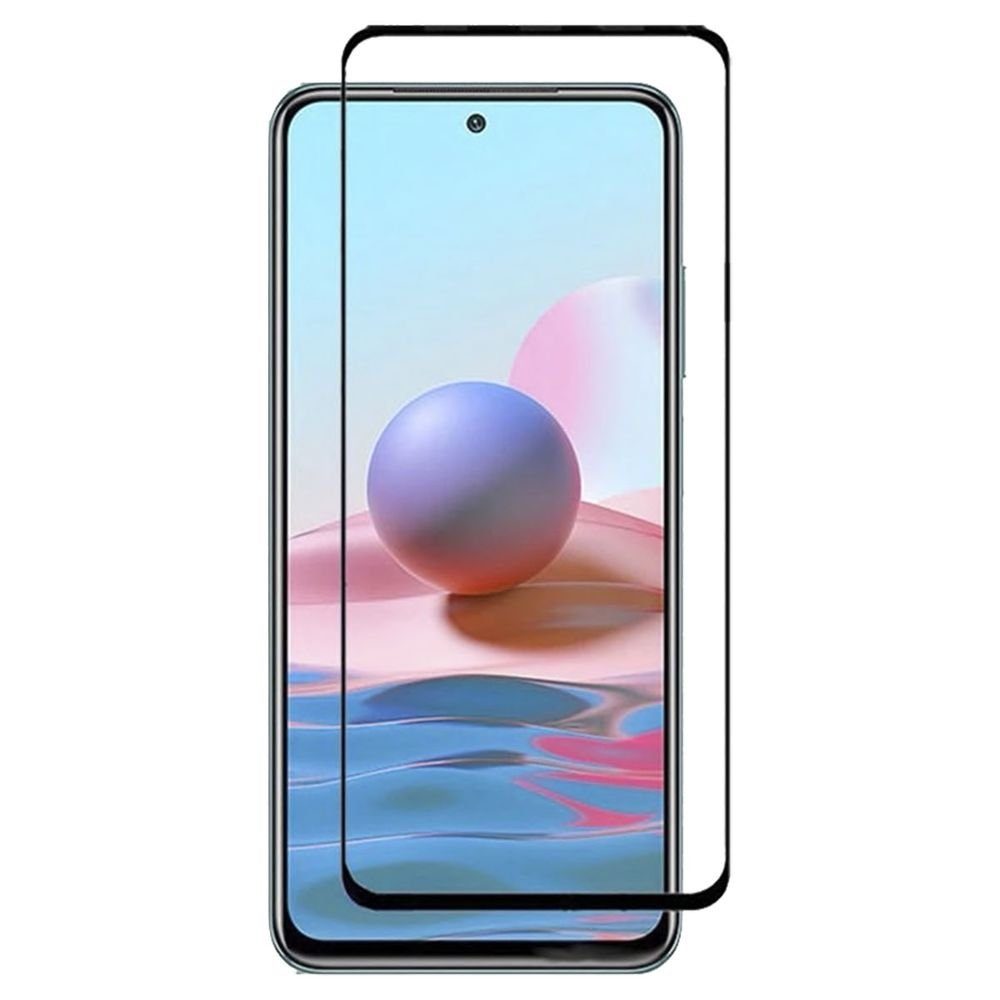 Wigento Handyhülle Für Xiaomi Poco F3 / F3 Pro 4D Premium 0,3 mm H9 Full Curved Hart Glas Schwarz Folie Schutz Hülle Neu