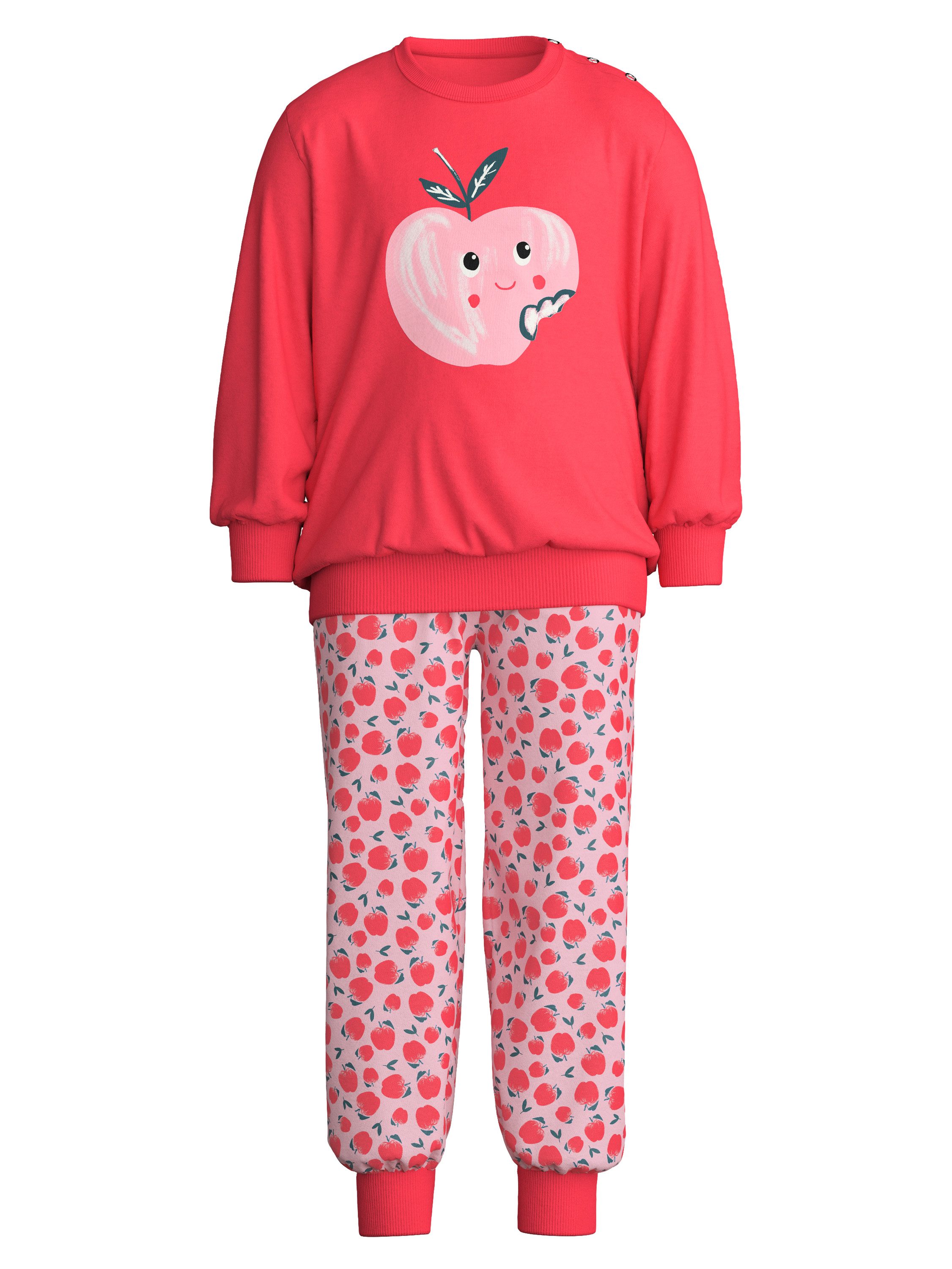 CALIDA Pyjama Toddlers Fruits Kinder (2 tlg) weich, bequem mit Bündchen