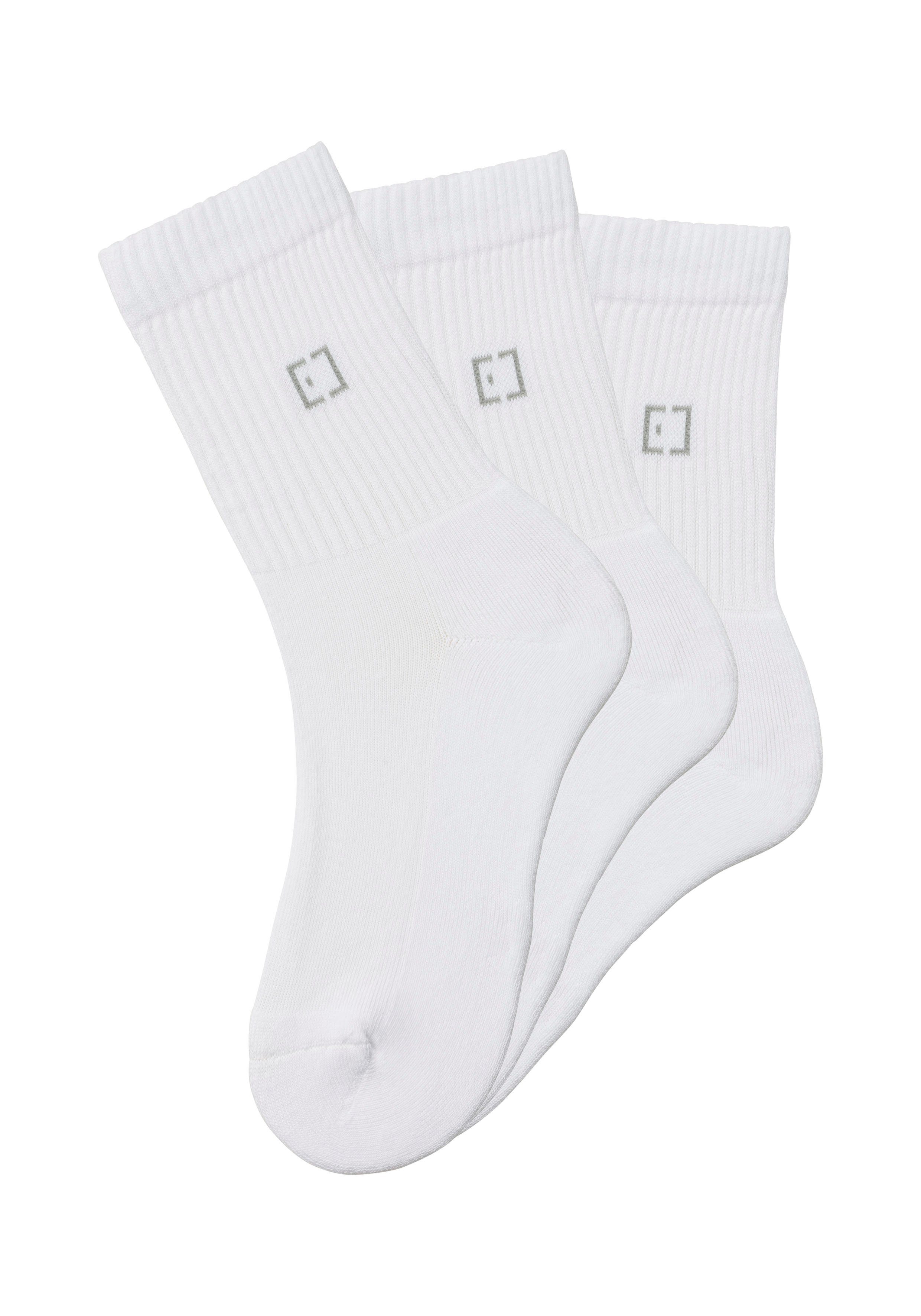 Elbsand Socken (Packung, 3-Paar) mit Frottee und eingestricktem Markenlogo günstig online kaufen