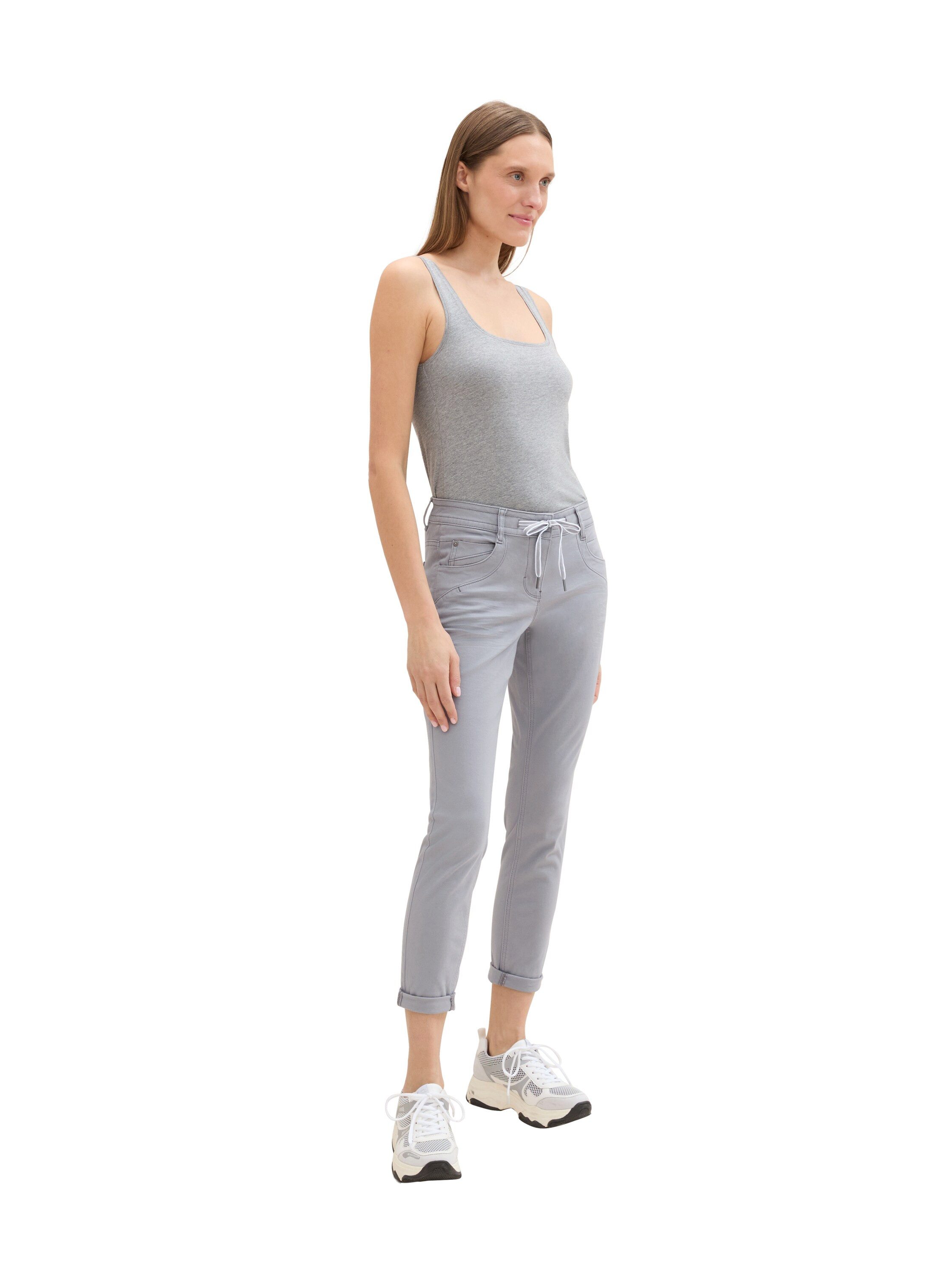 TOM TAILOR 7/8-Hose Tapered mit Bindeband am Bündchen