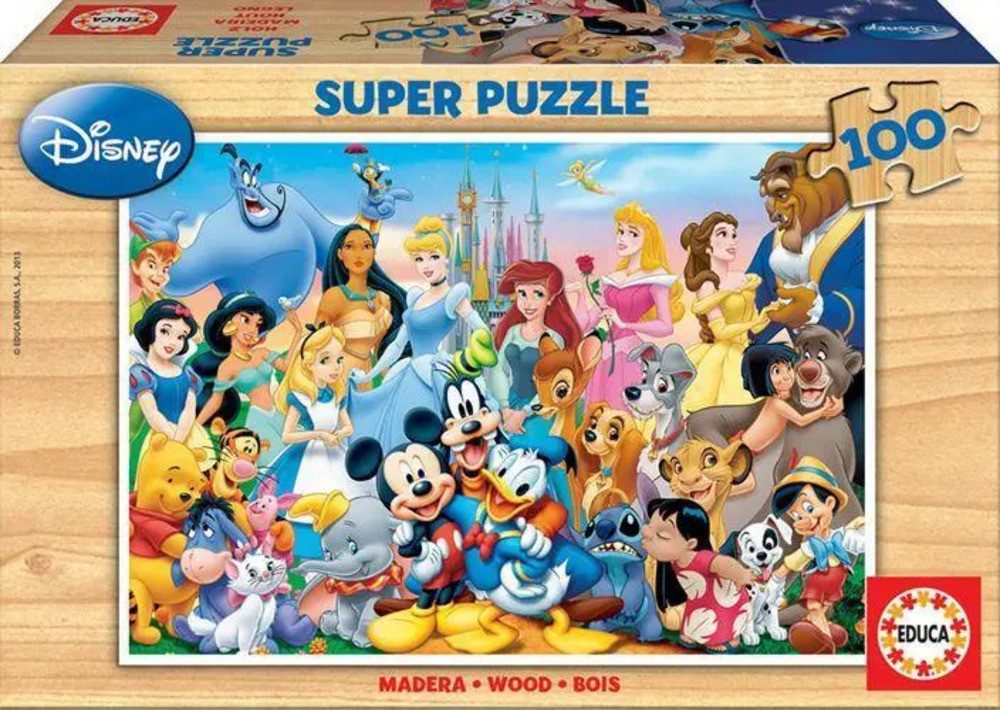 Hutter Trade Selection Puzzle Educa - Die wunderbare Welt von Disney - Puzzle 100 Teile, 100 Puzzleteile
