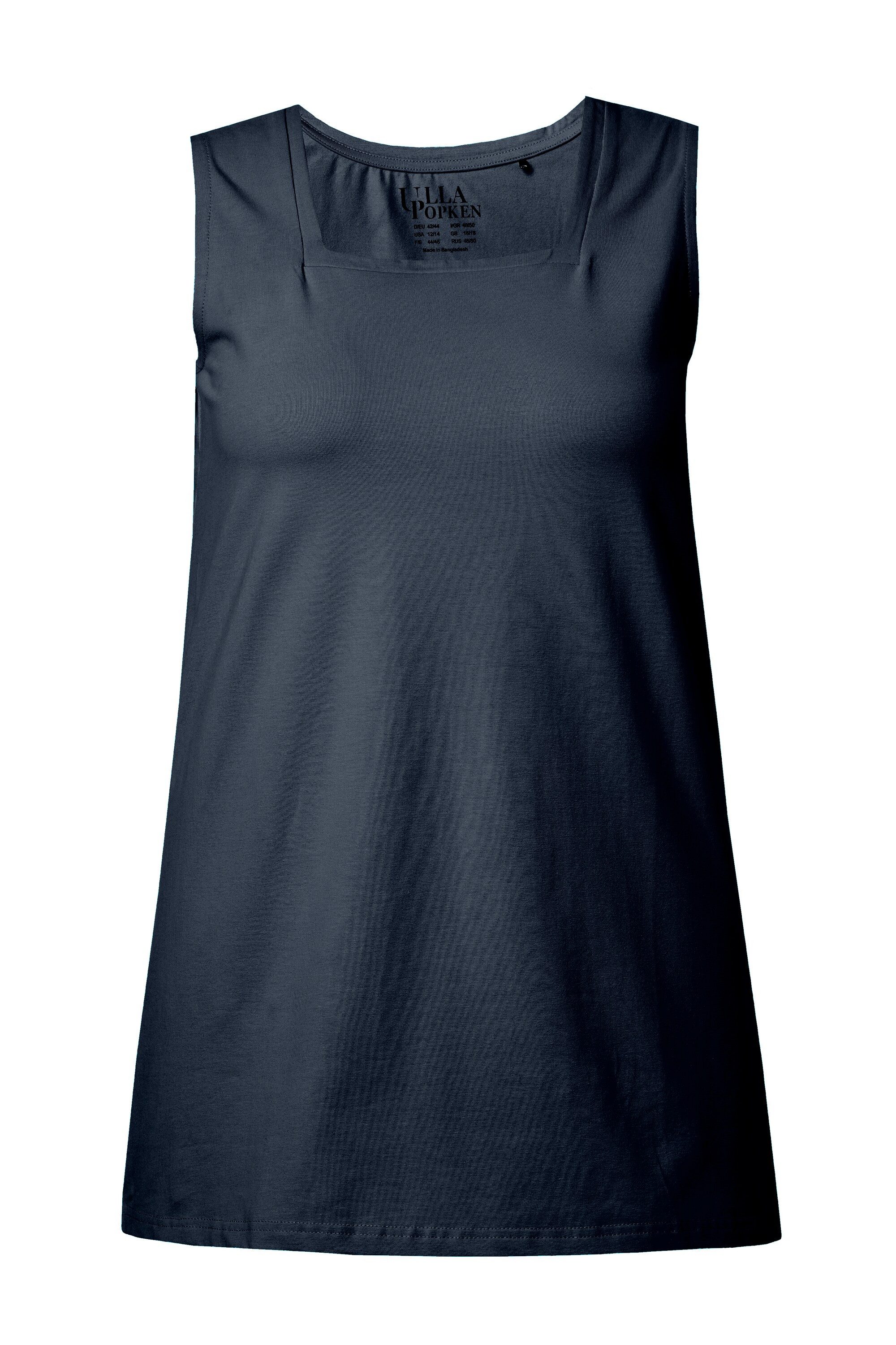 Ulla Popken Longshirt Longtop Classic Fit Carré-Ausschnitt ärmellos – Bild 2 von 5