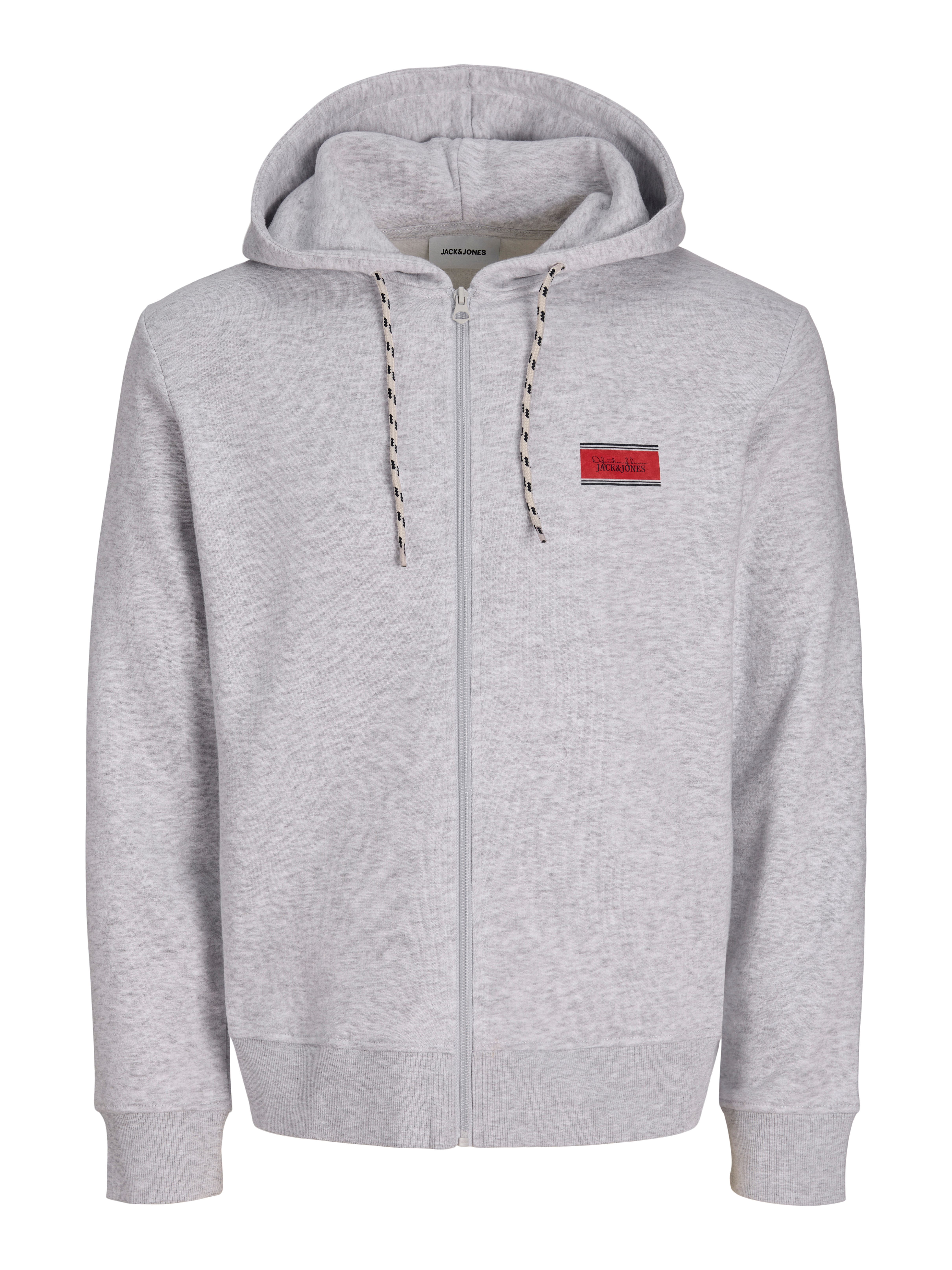 Jack & Jones Kapuzensweatjacke JJBUSTER SWEAT ZIP HOOD BTS Baumwollmischung, regular Fit