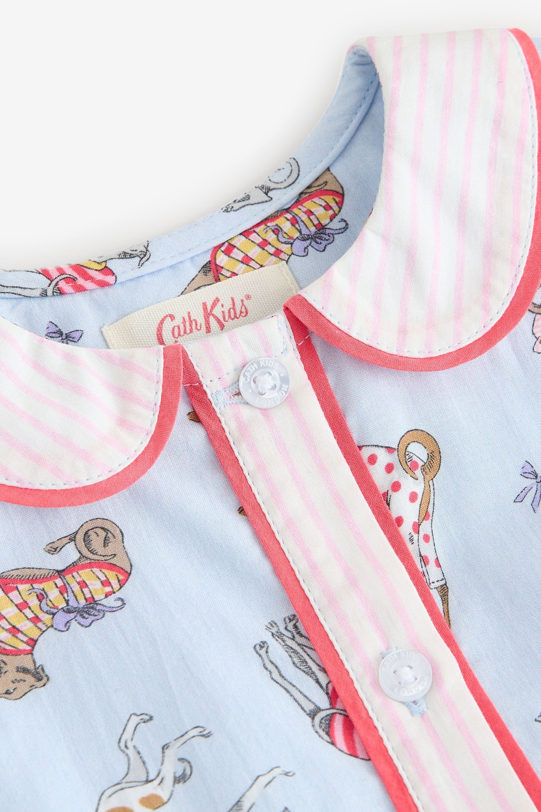 Next Partykleid Cath Kidston Kleid aus Baumwolle mit Kragen (1-tlg)