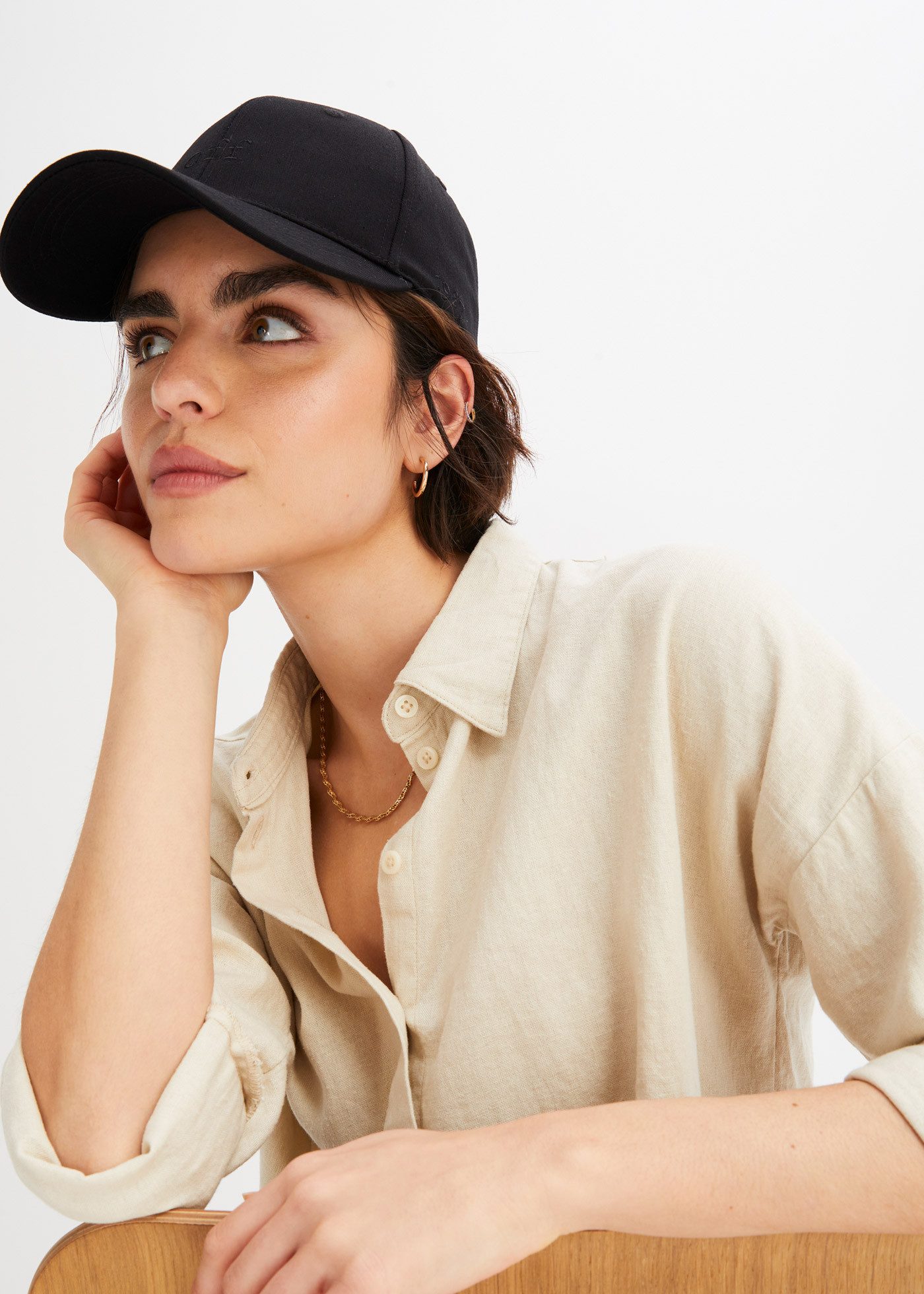 bonprix Snapback Cap verstellbare Passform, aus Baumwolle günstig online kaufen