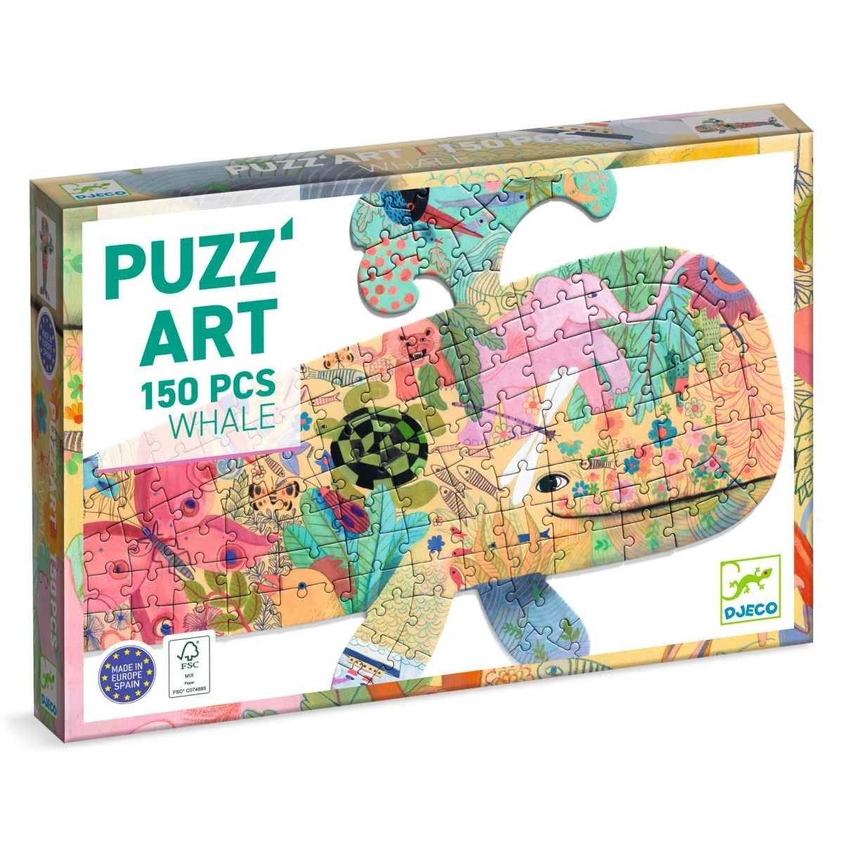 DJECO Puzzle Puzz'Art Wal - 150 Teile Kinderpuzzle für Kinder, 150 Puzzleteile, Kinderpuzzle