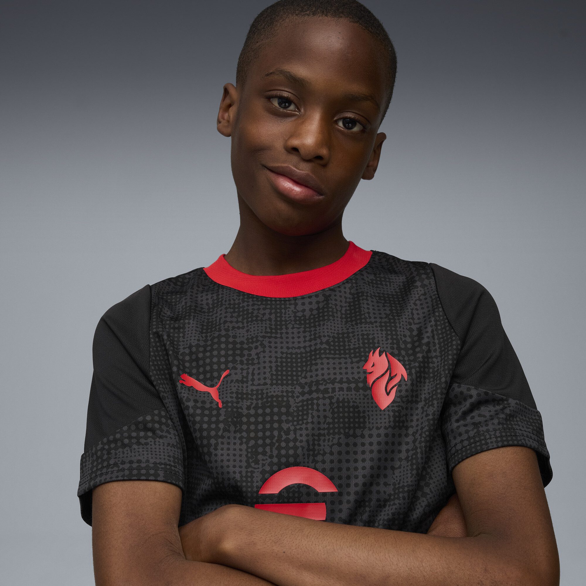 PUMA Trainingsshirt AC Milan Trainingstrikot Jugendliche