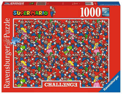 Ravensburger Puzzle 16525 Super Mario Bros challenge 1000 Teile Puzzle, 1000 Puzzleteile
