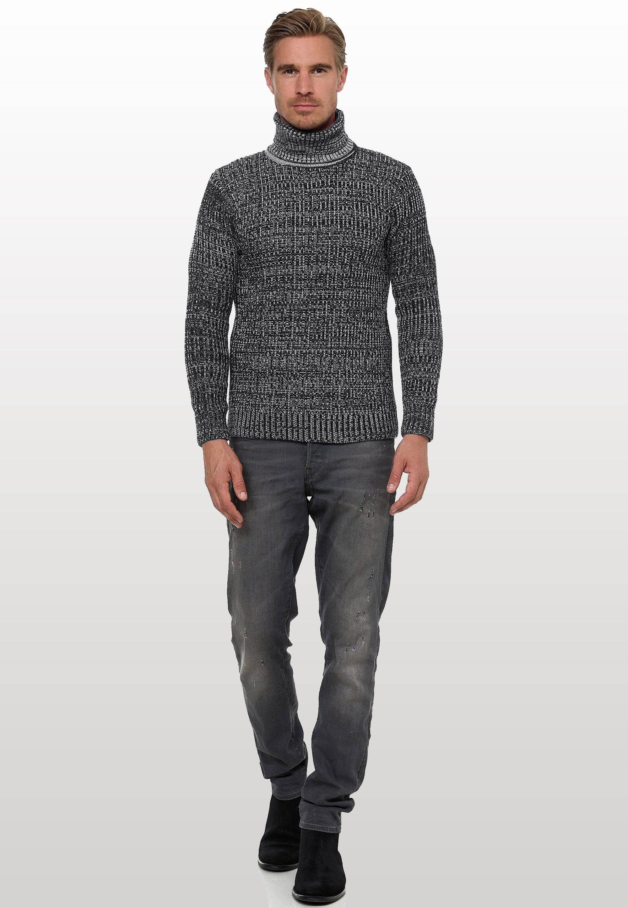 Rusty Neal Rollkragenpullover im angesagten Strickdesign günstig online kaufen