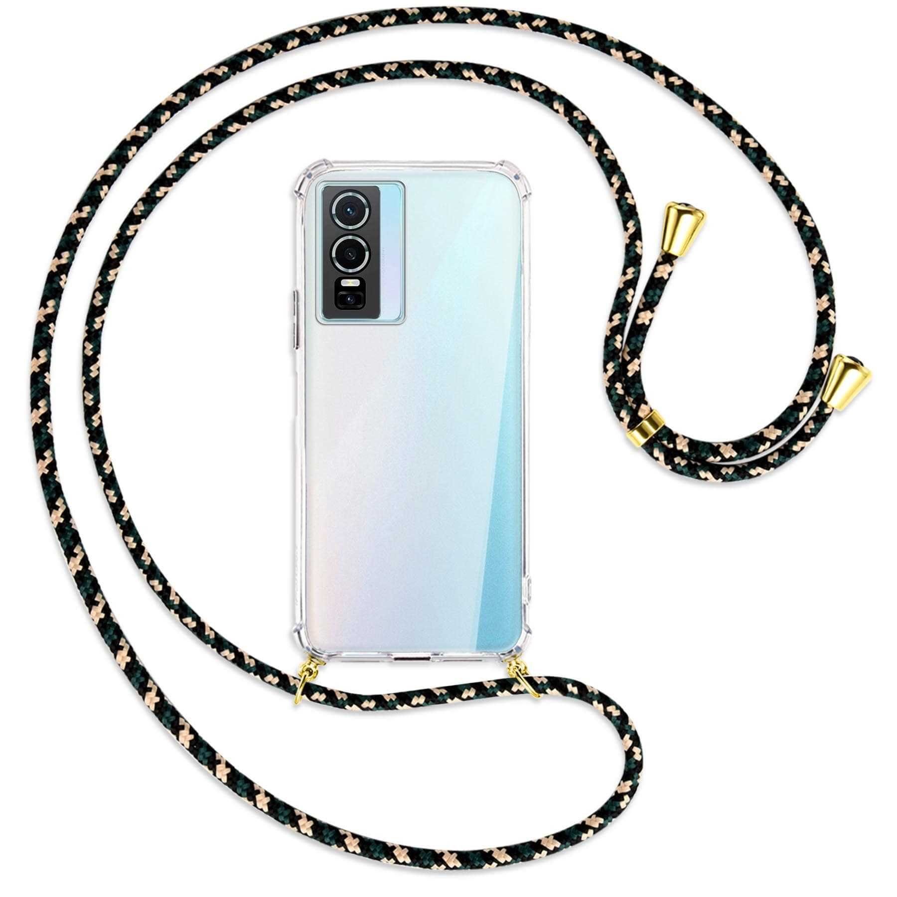 mtb more energy Handykette für vivo Y76 5G [NC-566-G], Umhängehülle mit Band [NC-566-G]