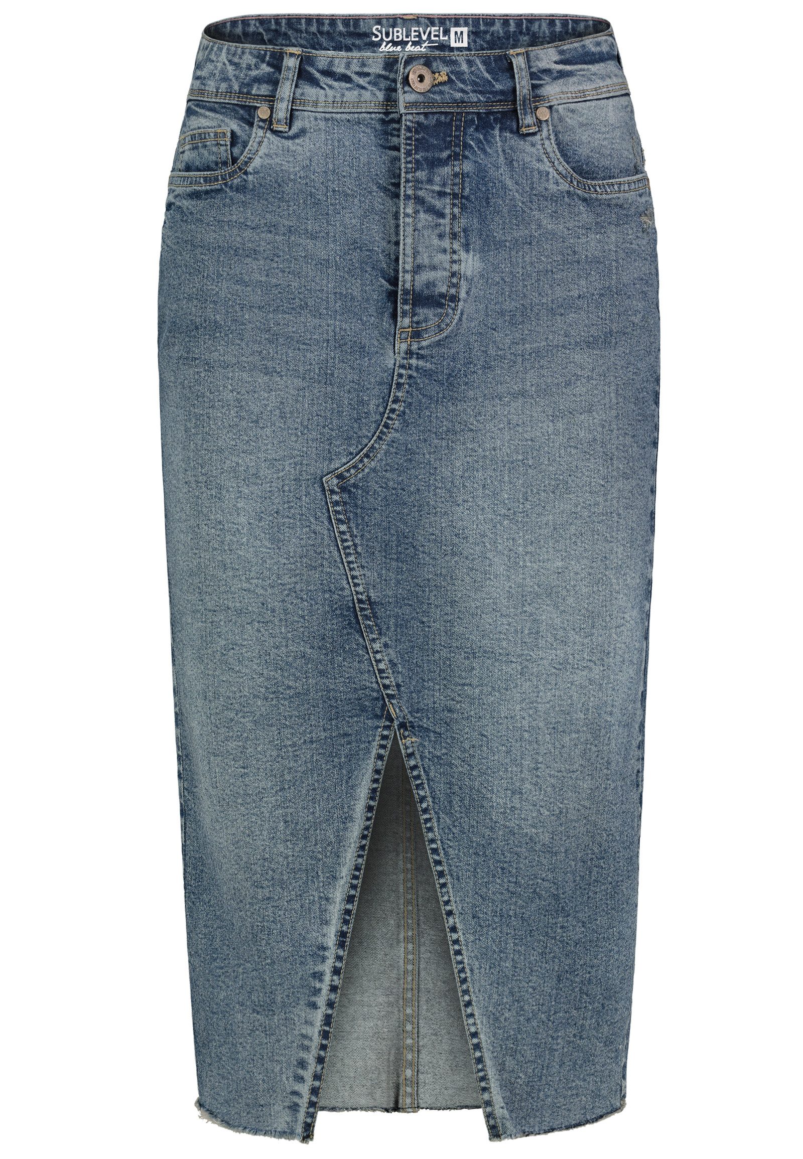 SUBLEVEL Jeansrock Damen Jeans rock Rock günstig online kaufen