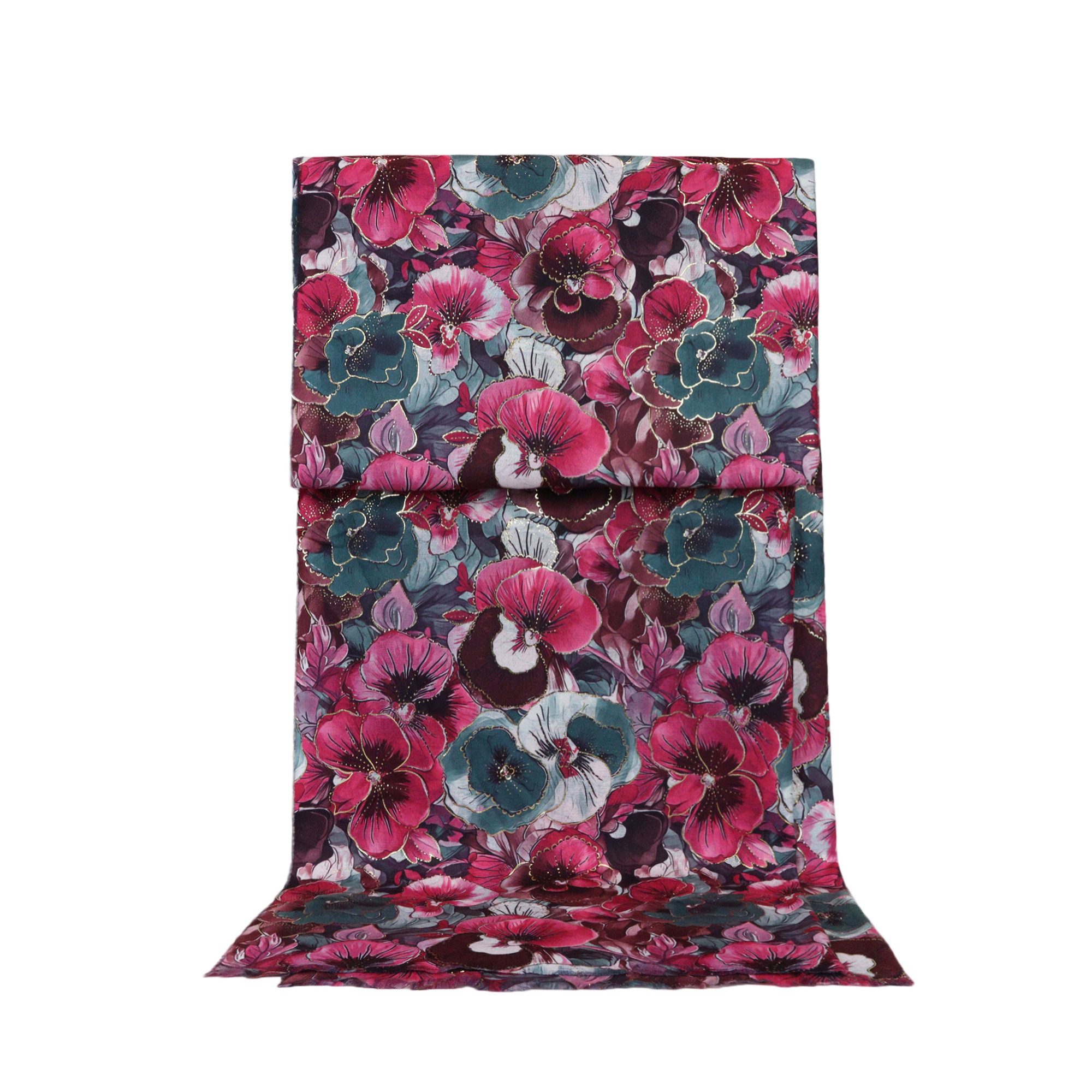 ZEBRO Modeschal Schal Stiefmütterchen günstig online kaufen