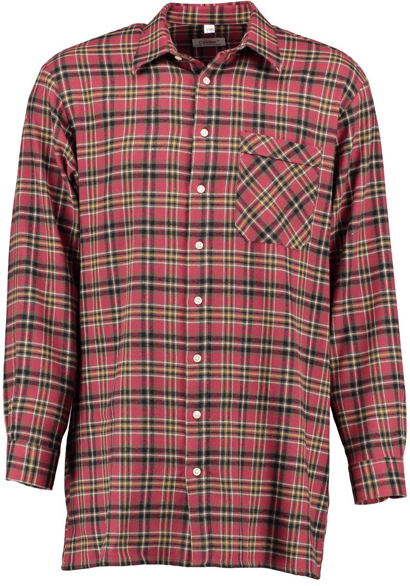 Condor Flanellhemd Qinea 90cm langes Herren Langarm Arbeitshemd günstig online kaufen
