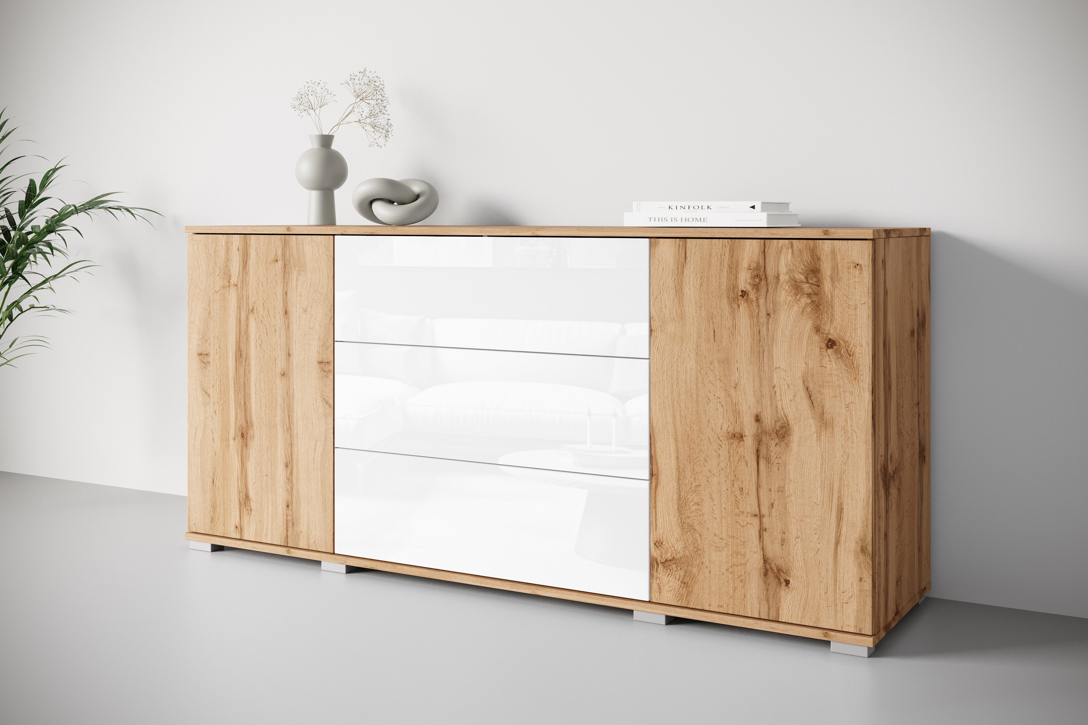 INOSIGN Sideboard Kenia, Kommode für das Schlafzimmer/Wohnzimmer (1 St), Mo günstig online kaufen