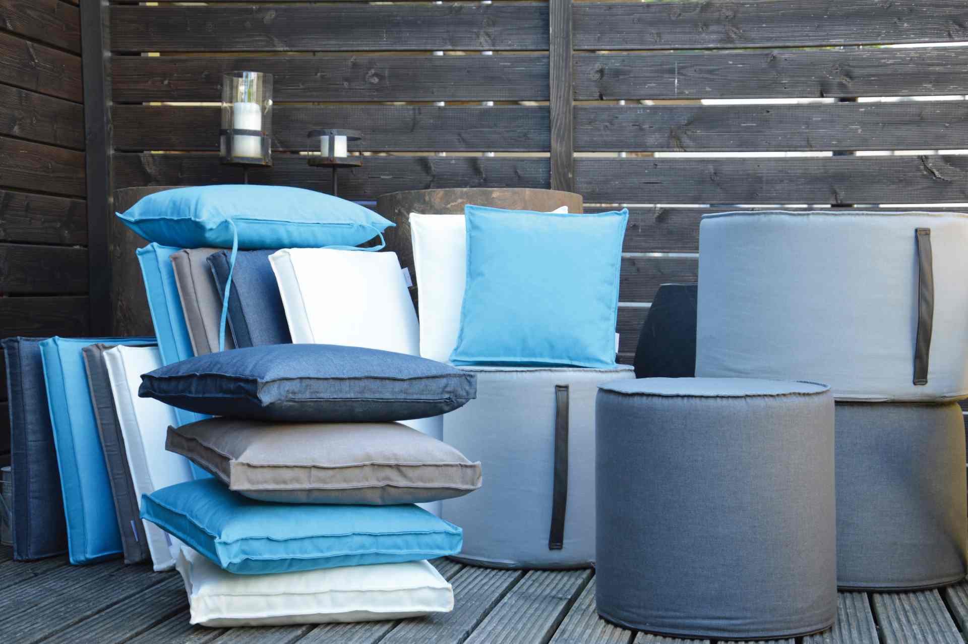 jankurtz Auflagekissen Batten für Gartensofa, Navy